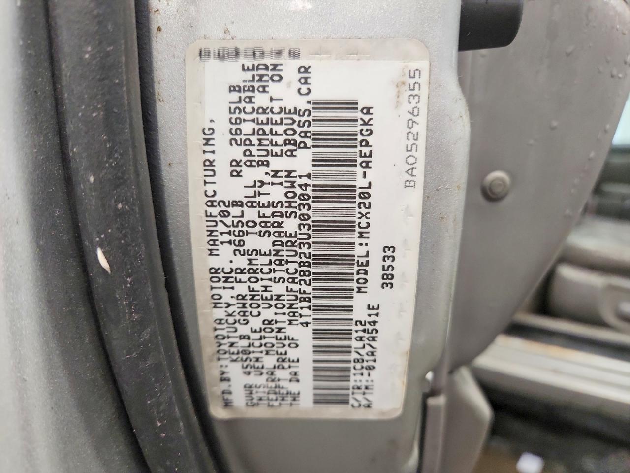 2003 Toyota Avalon Xls Серебряный vin: 4T1BF28B23U303041