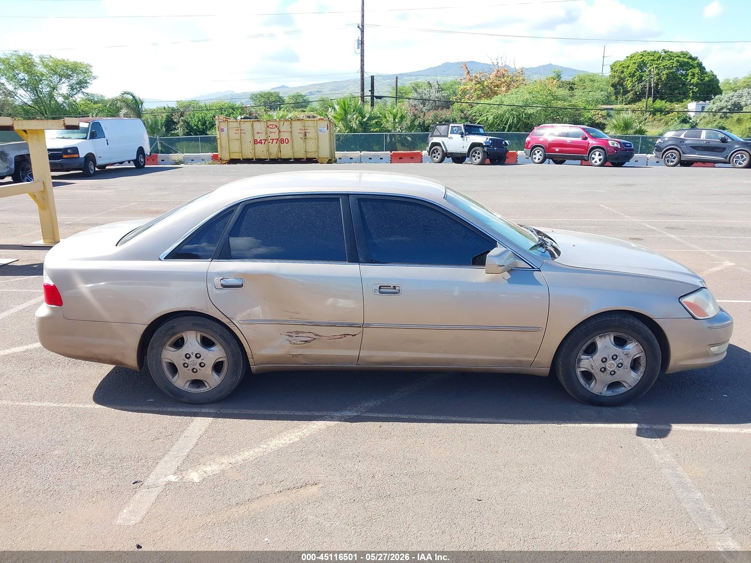 2003 Toyota Avalon Xls Золотой vin: 4T1BF28B23U303766