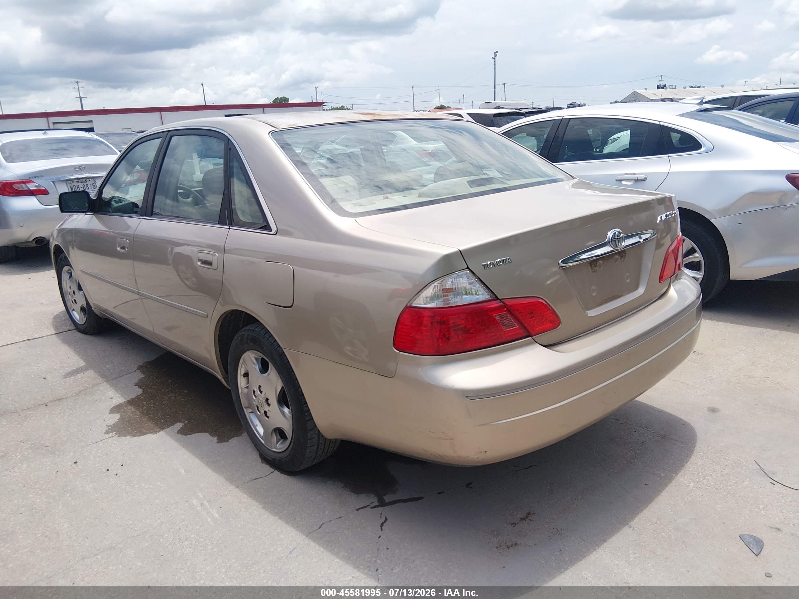 2003 Toyota Avalon Xls Золотой vin: 4T1BF28B23U320308