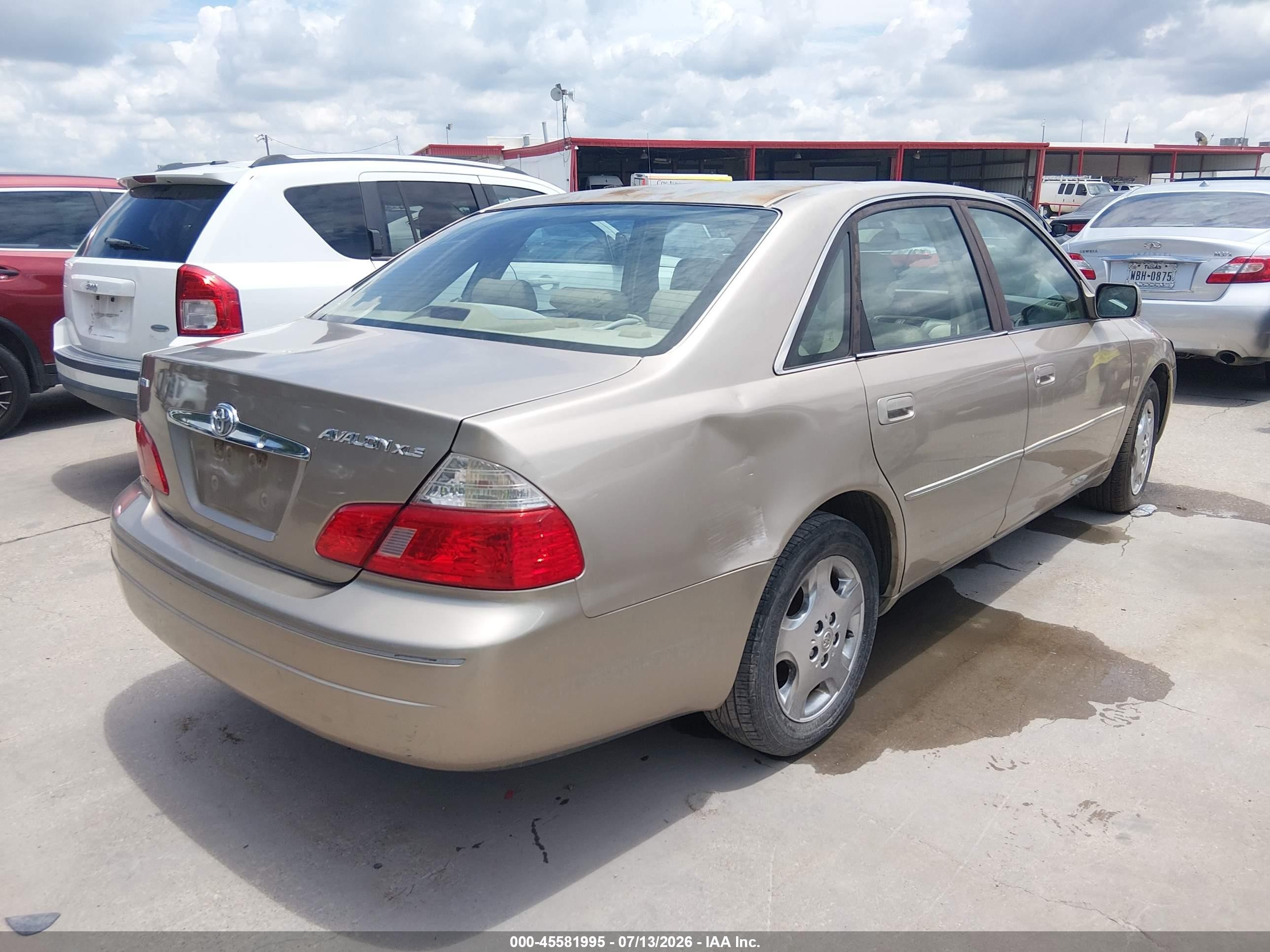2003 Toyota Avalon Xls Золотой vin: 4T1BF28B23U320308