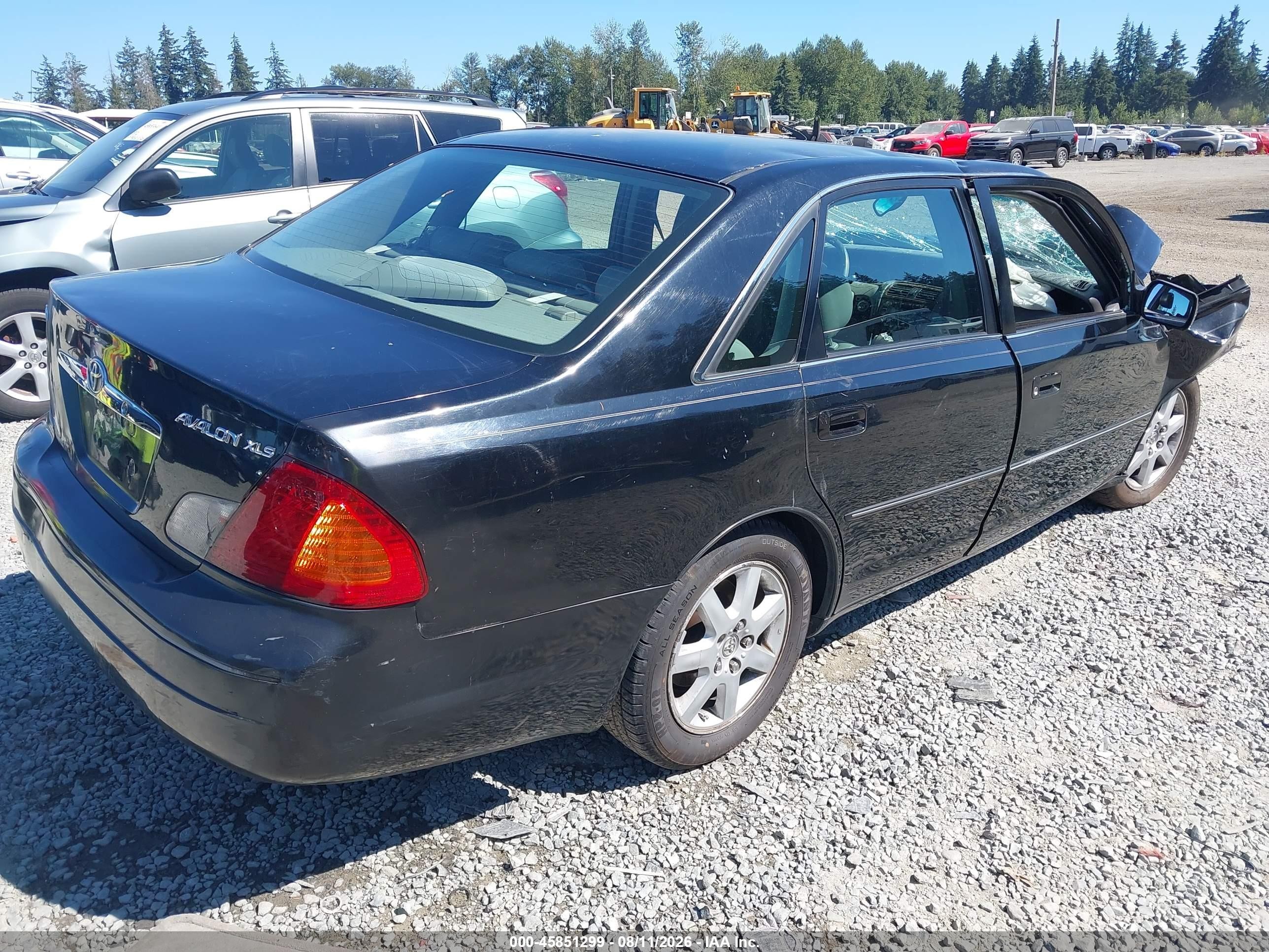 2000 Toyota Avalon Xls Black vin: 4T1BF28B2YU043117