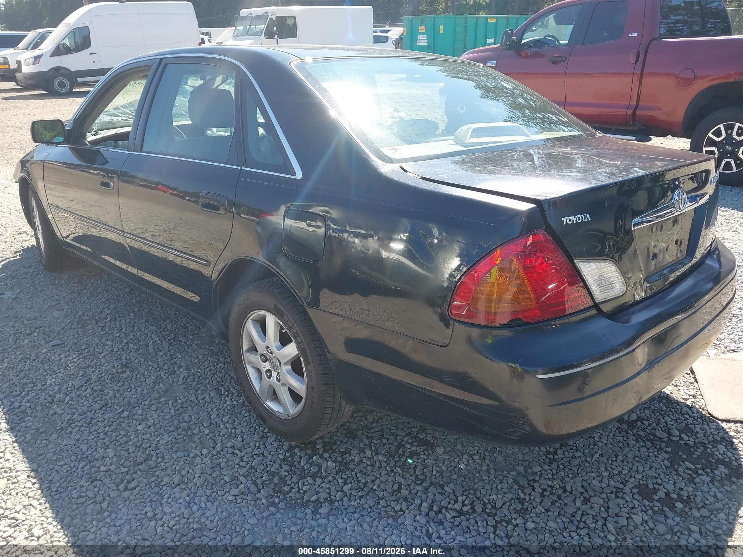 2000 Toyota Avalon Xls Black vin: 4T1BF28B2YU043117