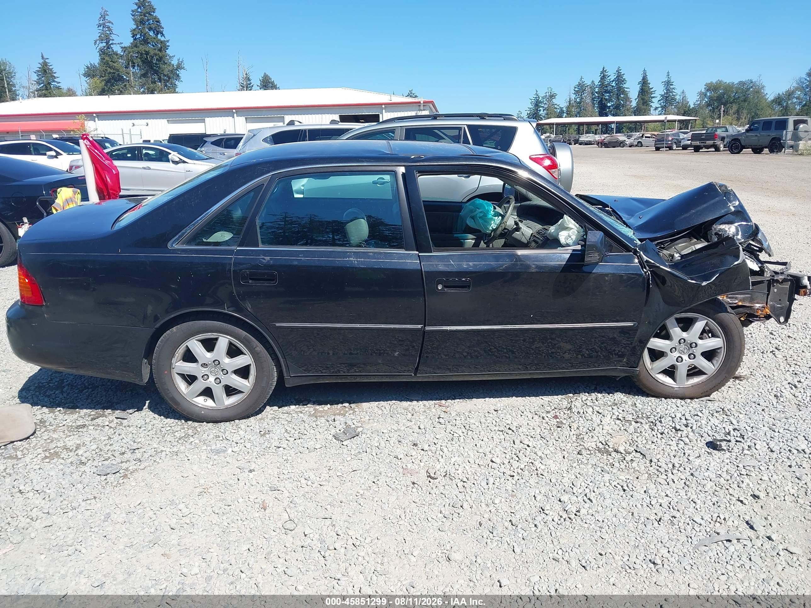 2000 Toyota Avalon Xls Black vin: 4T1BF28B2YU043117