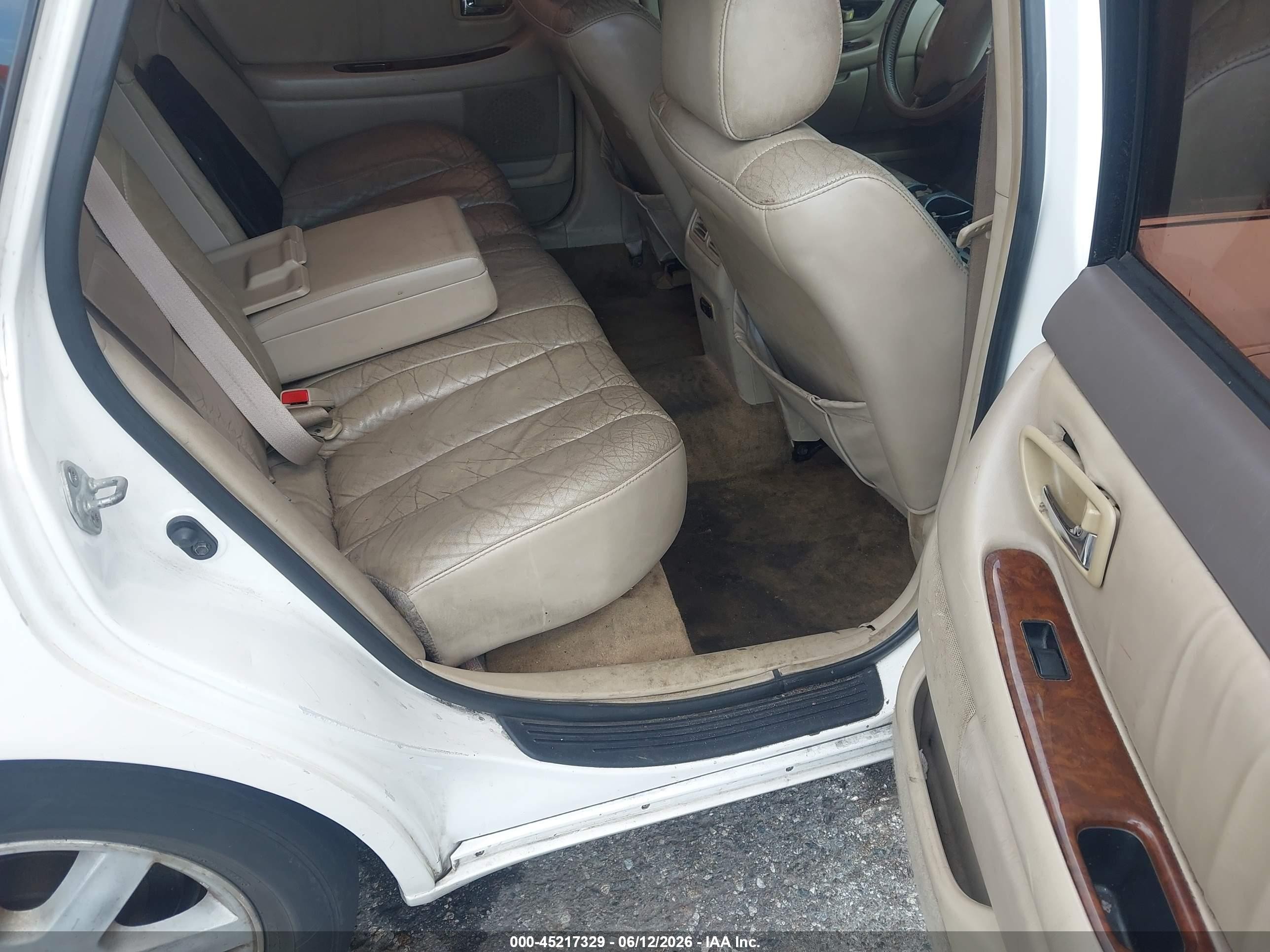 2000 Toyota Avalon Xls White vin: 4T1BF28B2YU045885