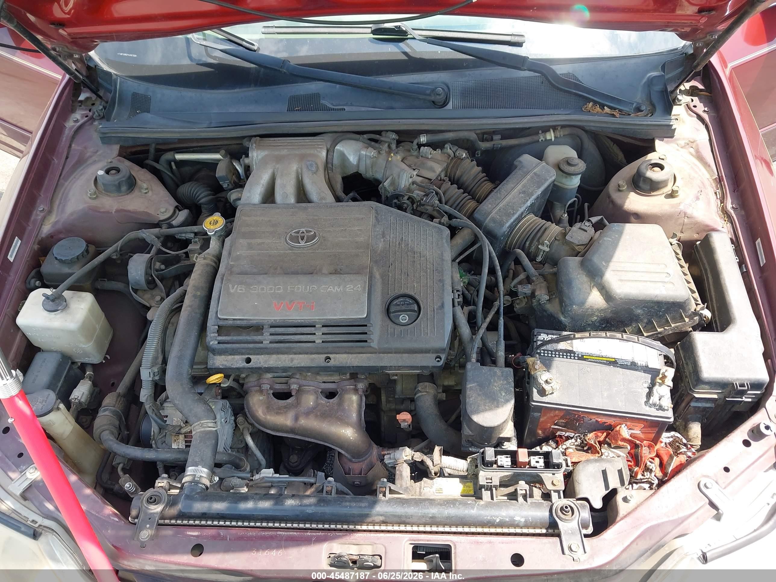 2000 Toyota Avalon Xls Burgundy vin: 4T1BF28B2YU087506