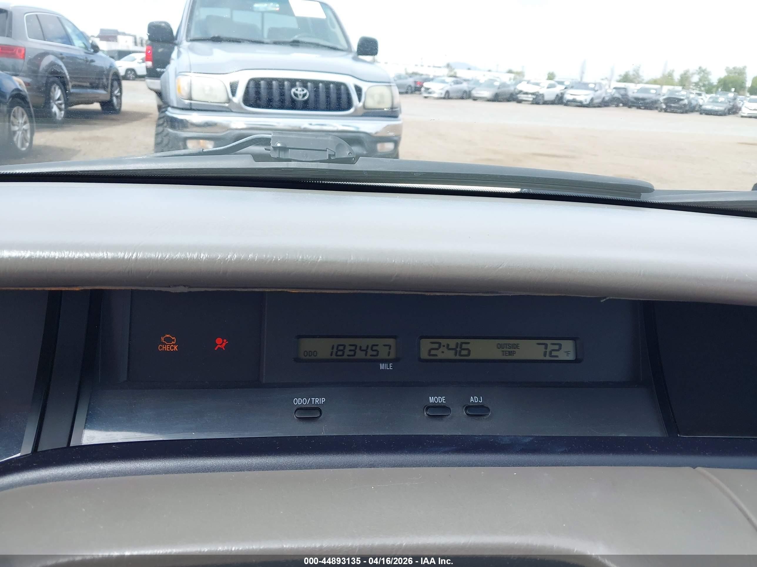 2001 Toyota Avalon Xl White vin: 4T1BF28B31U127663
