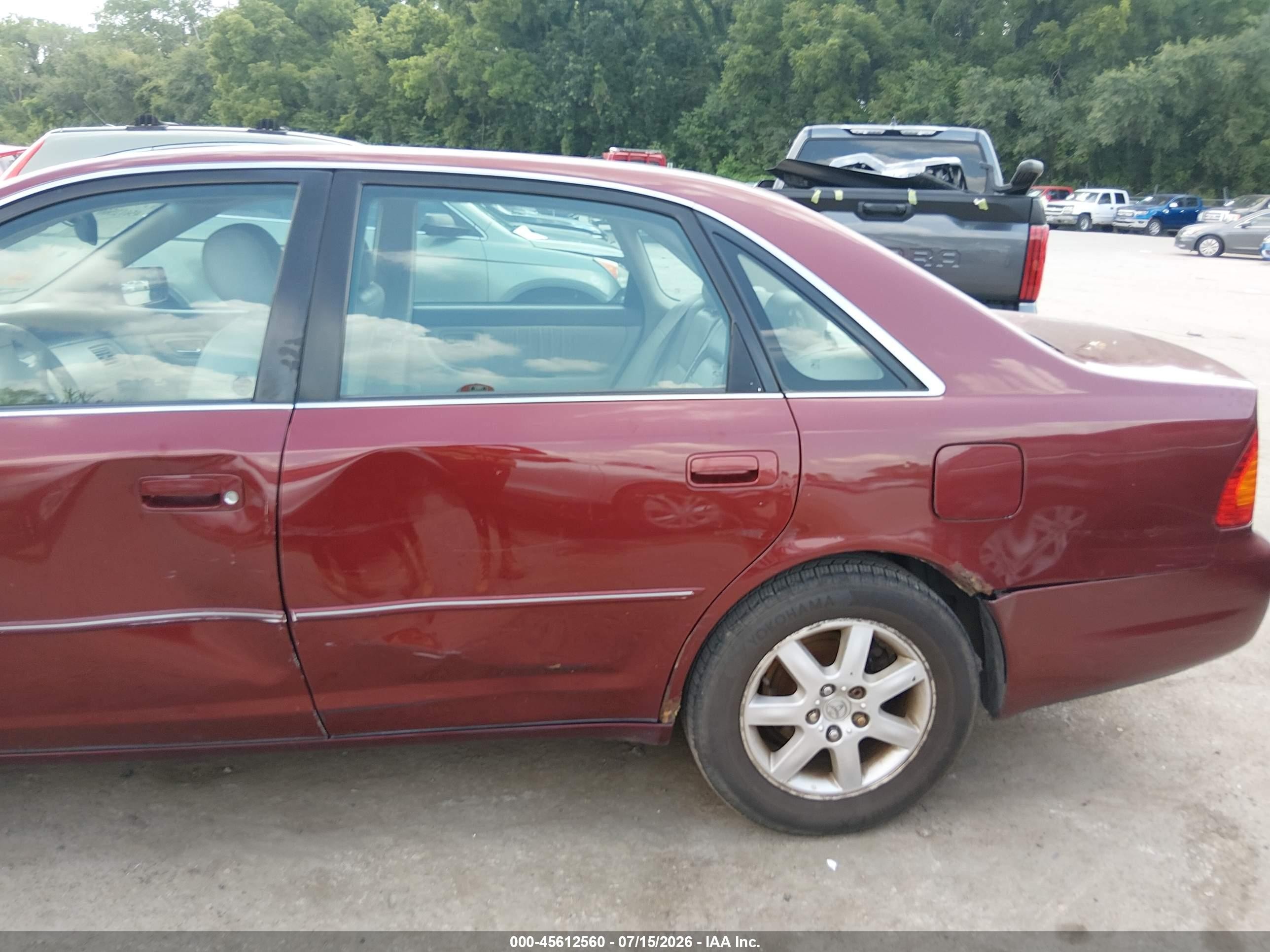 2001 Toyota Avalon Xls Maroon vin: 4T1BF28B31U178676