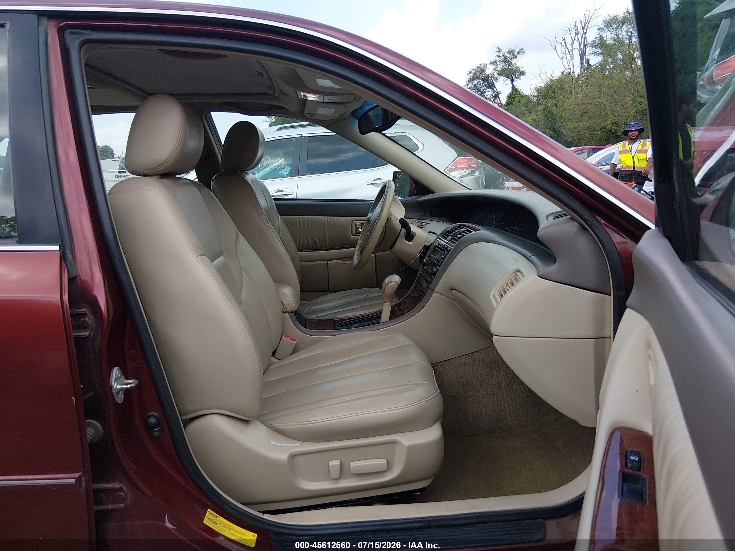 2001 Toyota Avalon Xls Maroon vin: 4T1BF28B31U178676
