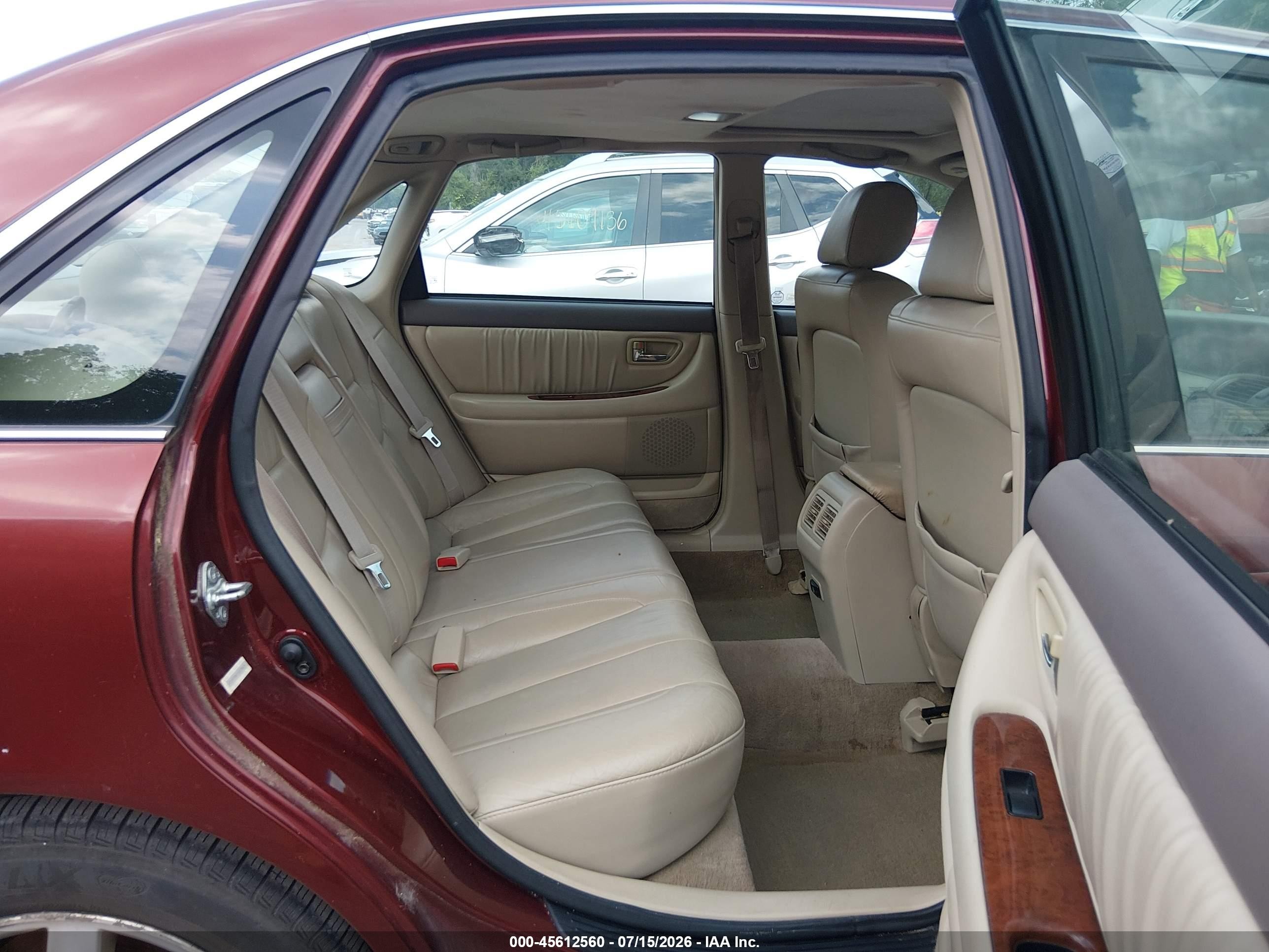 2001 Toyota Avalon Xls Maroon vin: 4T1BF28B31U178676