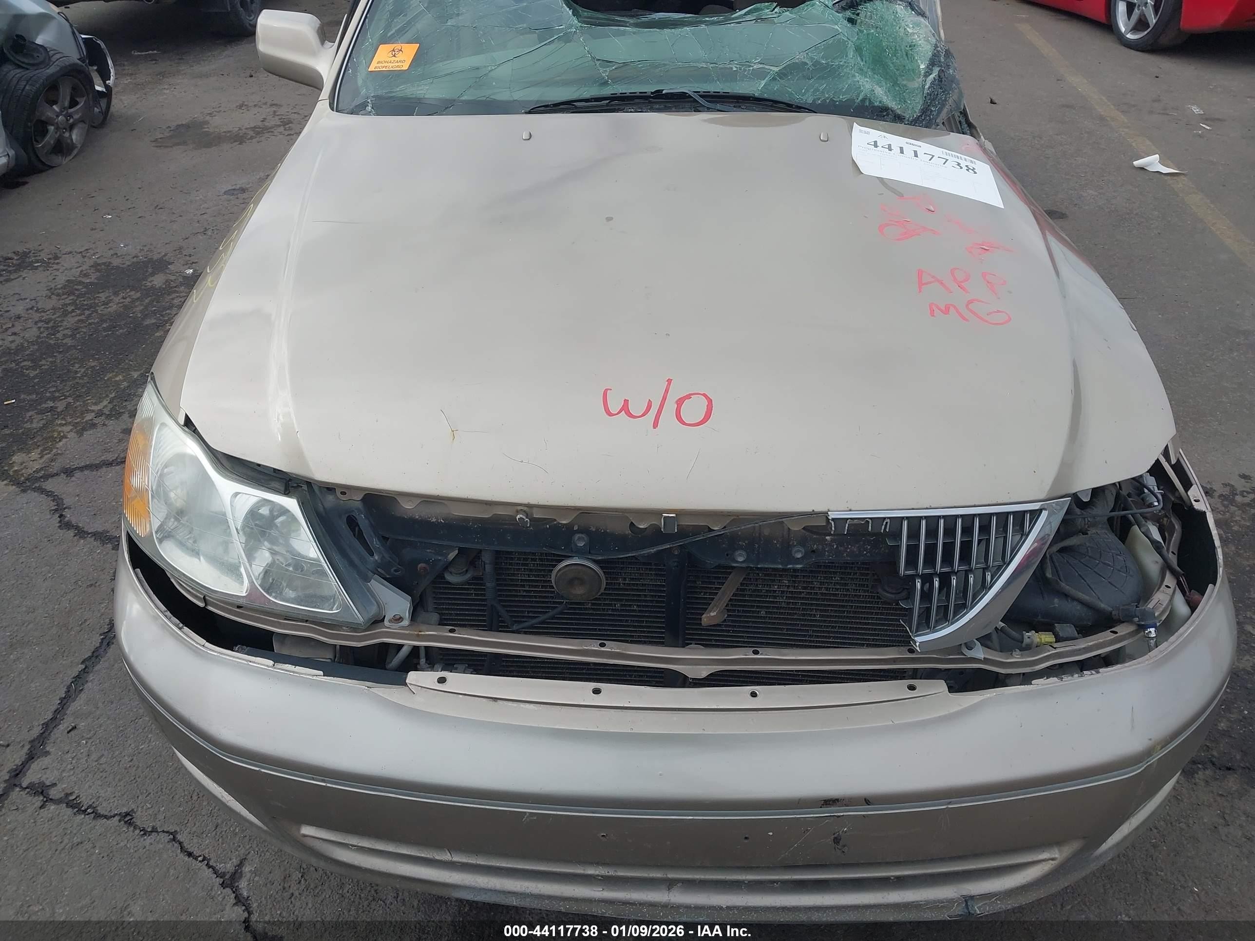 2002 Toyota Avalon Xl Beige vin: 4T1BF28B32U255533
