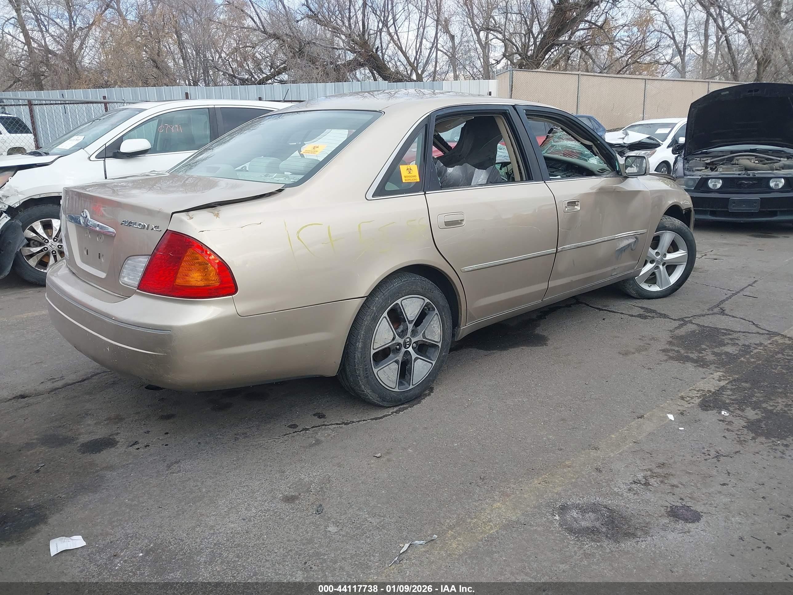 2002 Toyota Avalon Xl Beige vin: 4T1BF28B32U255533