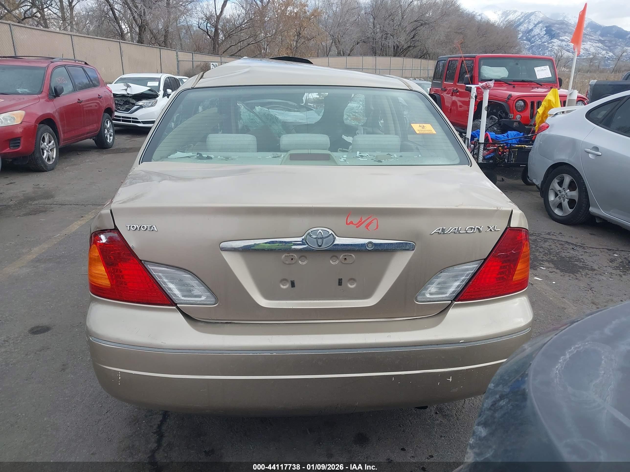 2002 Toyota Avalon Xl Beige vin: 4T1BF28B32U255533