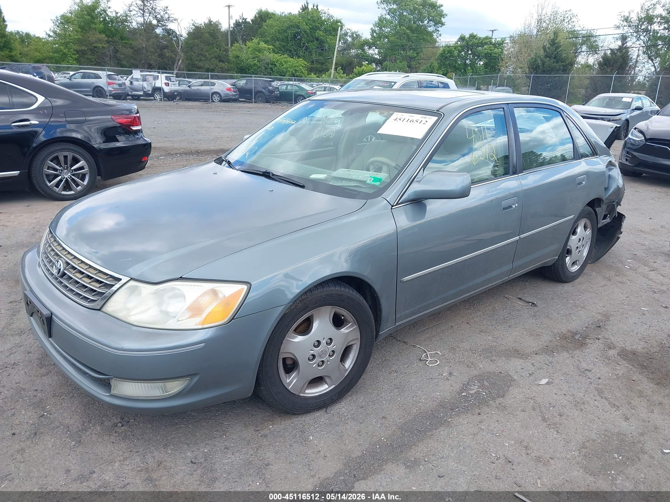 2003 Toyota Avalon Xls Blue vin: 4T1BF28B33U318440