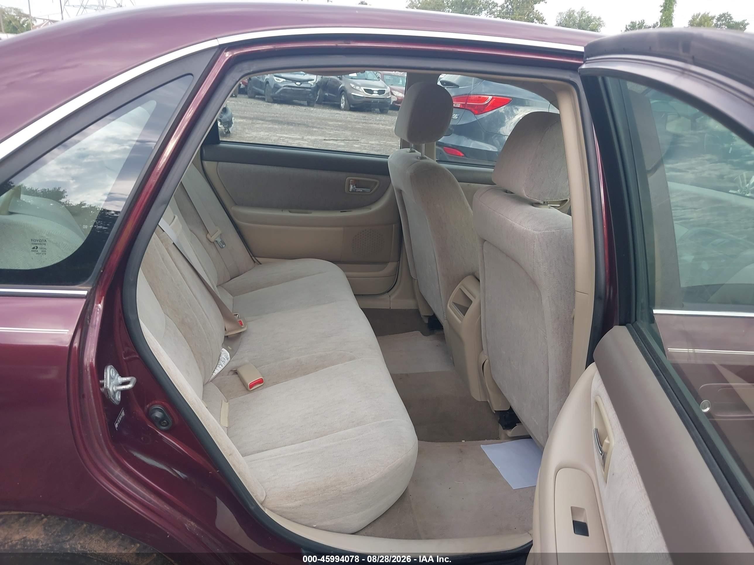 2004 Toyota Avalon Xl Burgundy vin: 4T1BF28B34U389882