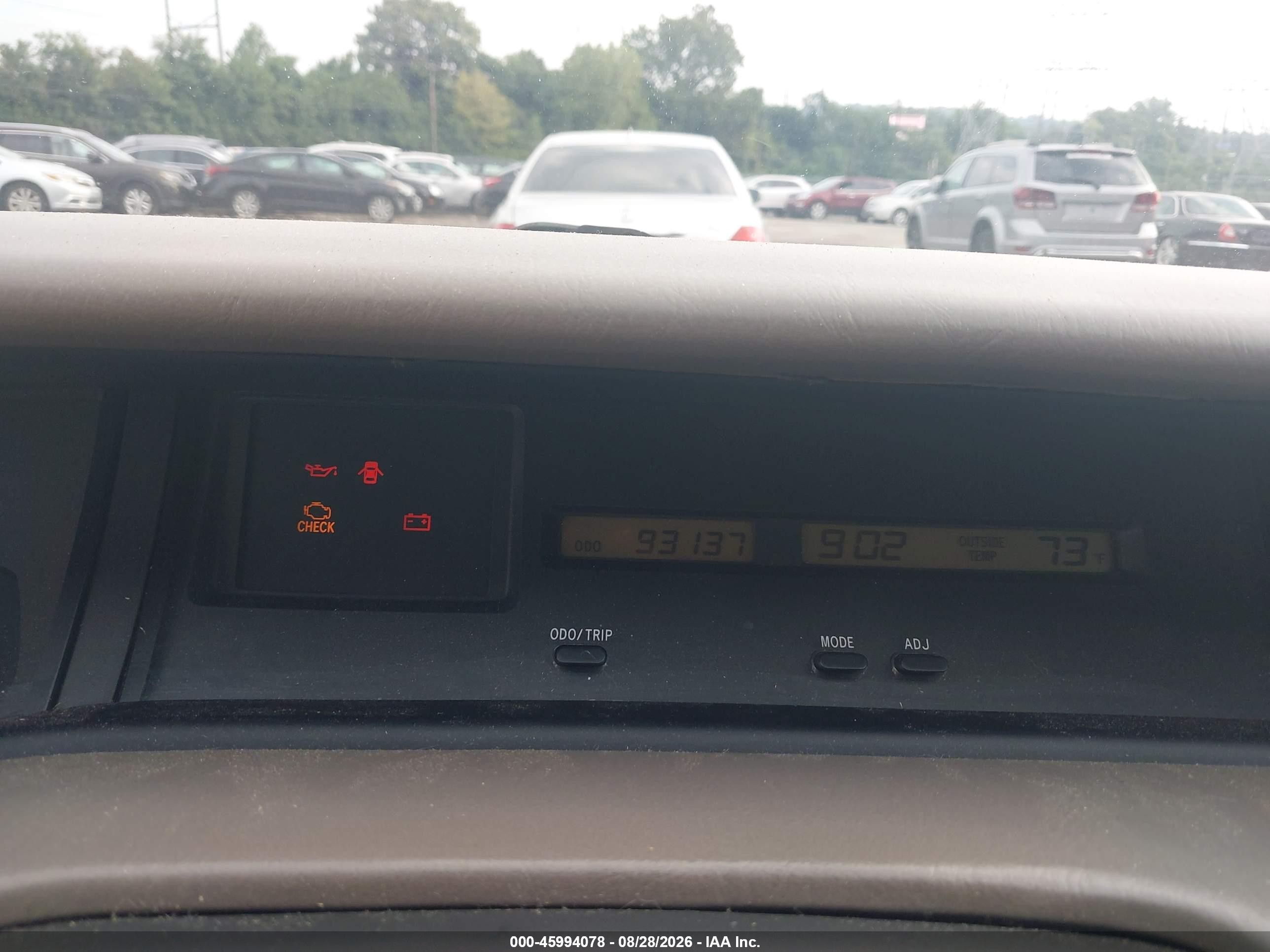 2004 Toyota Avalon Xl Burgundy vin: 4T1BF28B34U389882