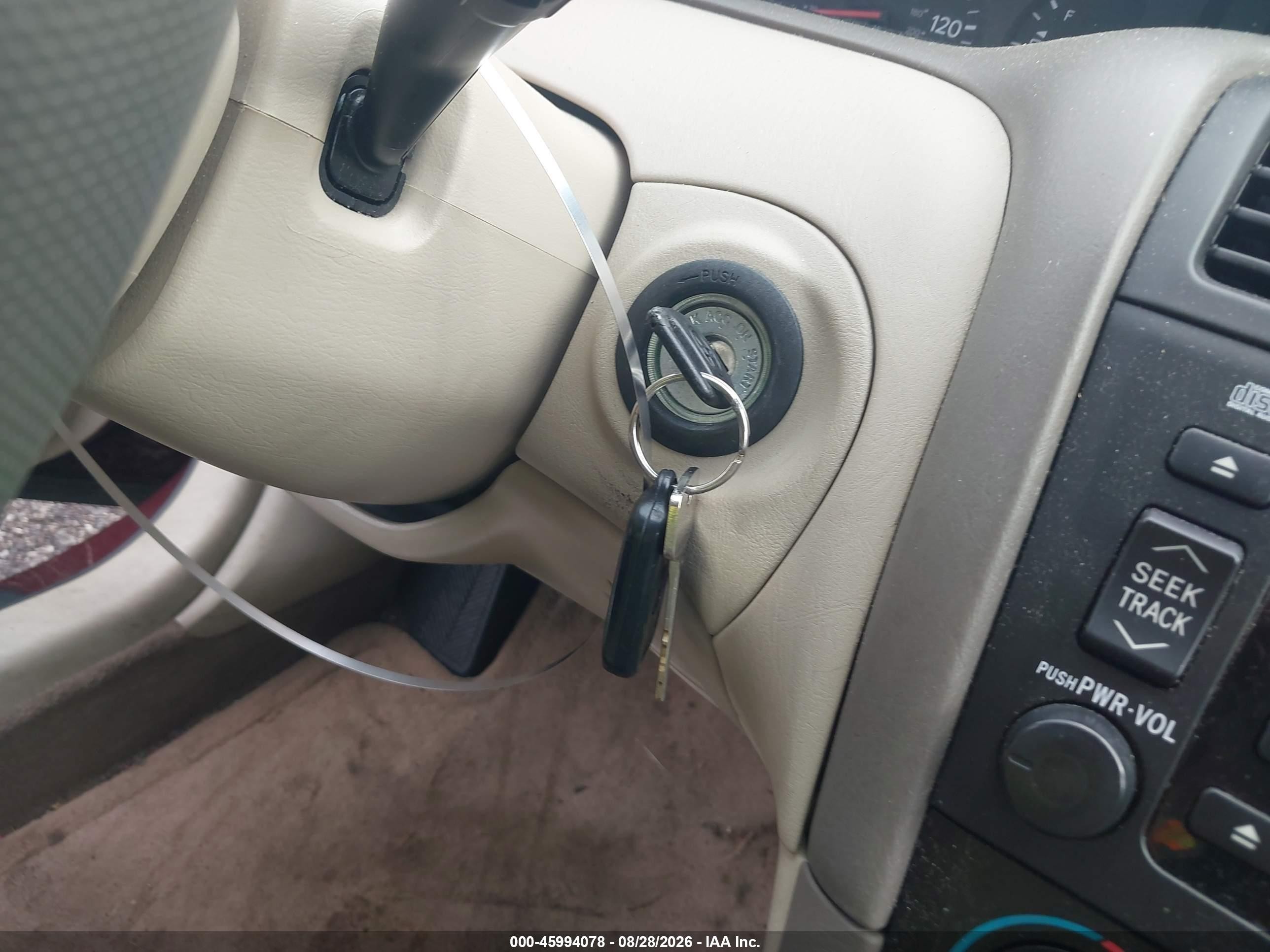 2004 Toyota Avalon Xl Burgundy vin: 4T1BF28B34U389882