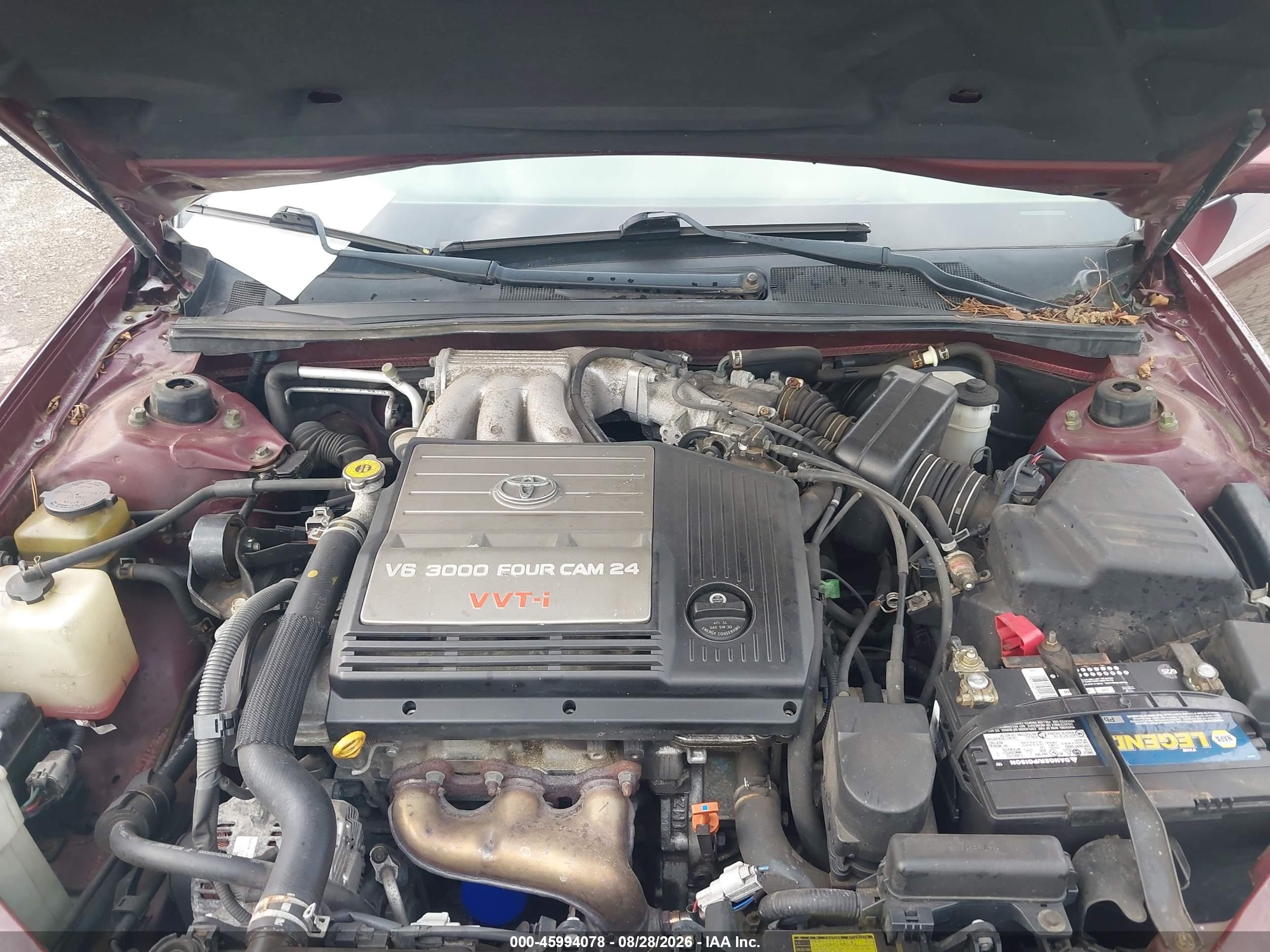 2004 Toyota Avalon Xl Burgundy vin: 4T1BF28B34U389882