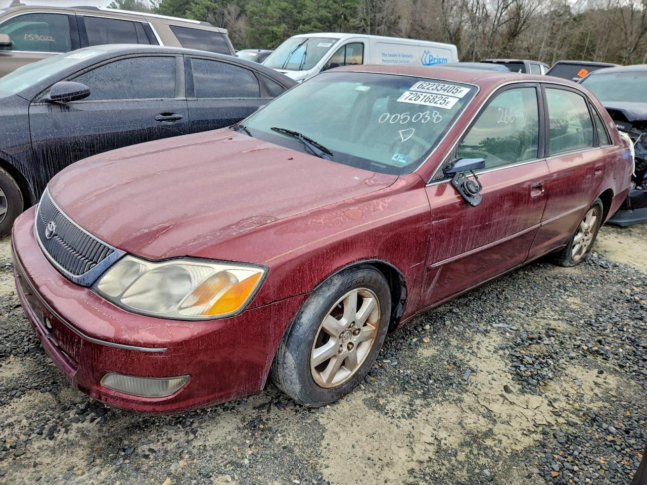 2000 Toyota Avalon Xl Maroon vin: 4T1BF28B3YU005038