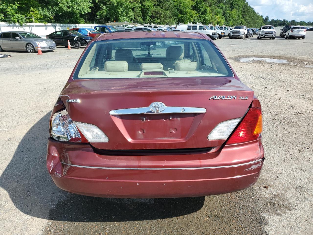2000 Toyota Avalon Xl Maroon vin: 4T1BF28B3YU005038