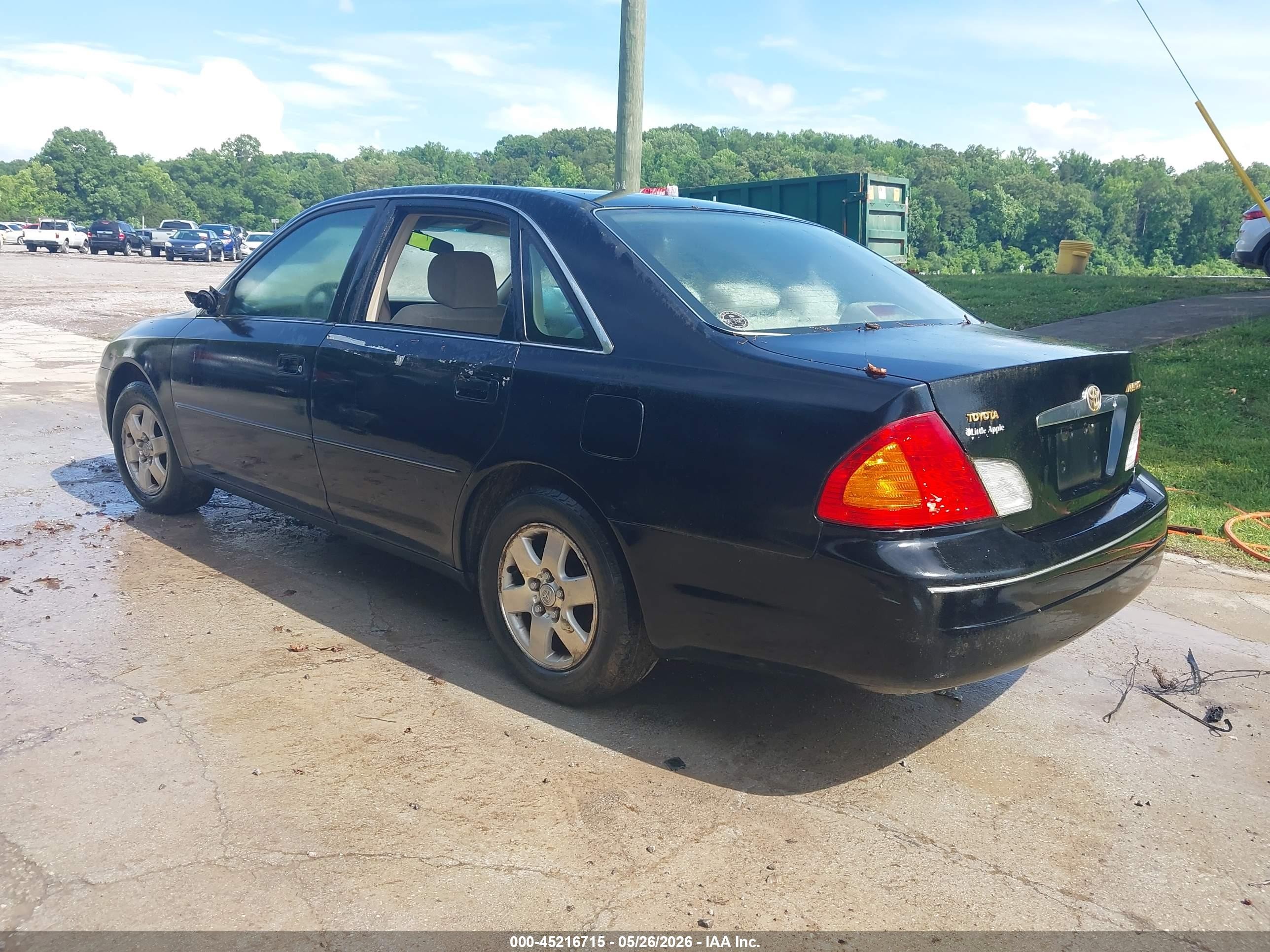 2000 Toyota Avalon Xl Black vin: 4T1BF28B3YU011888