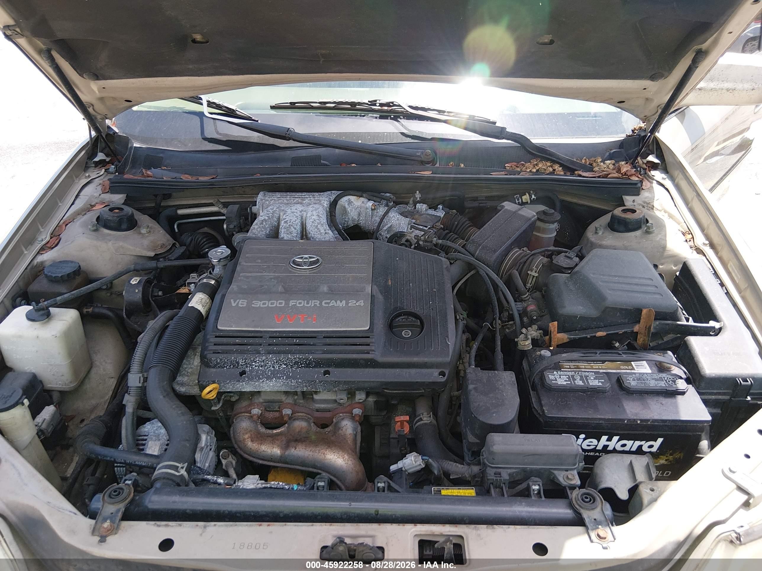 2000 Toyota Avalon Xl/xls Gold vin: 4T1BF28B3YU104765