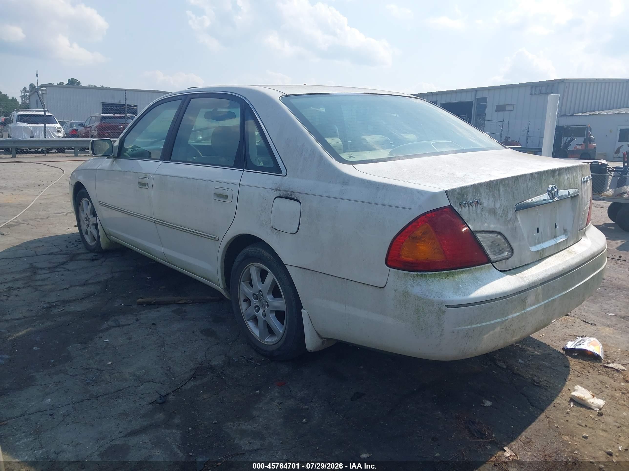 2001 Toyota Avalon Xls White vin: 4T1BF28B41U125131
