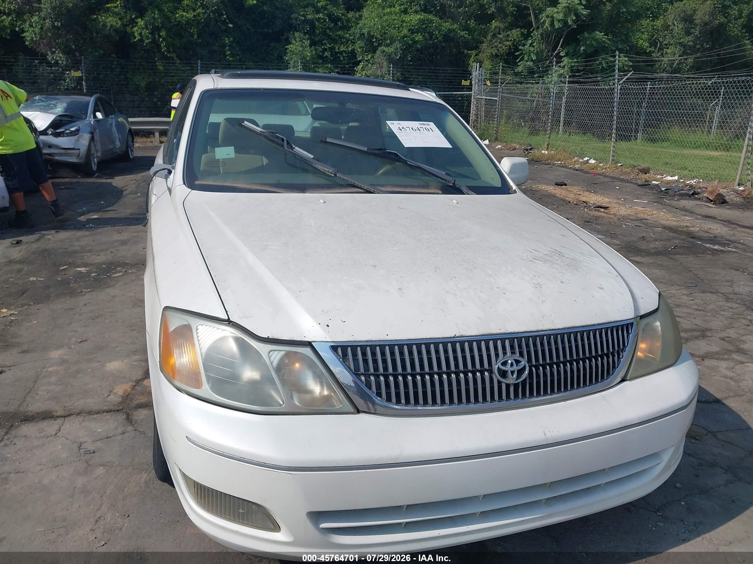 2001 Toyota Avalon Xls White vin: 4T1BF28B41U125131