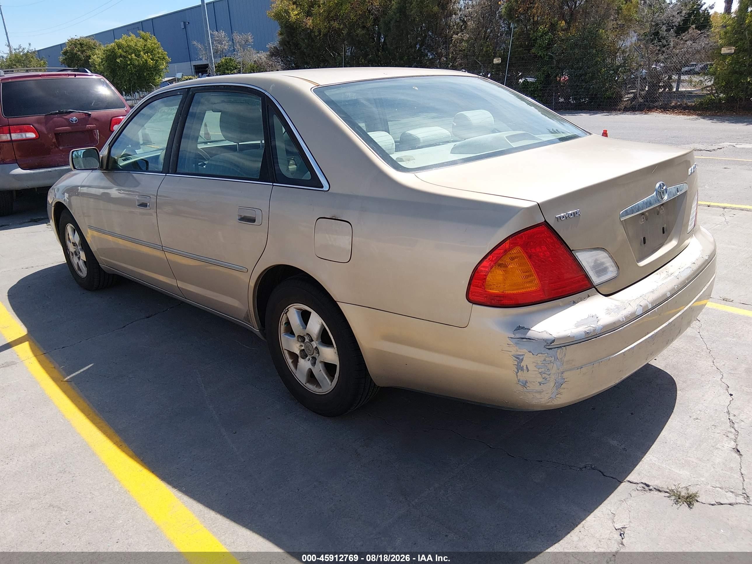 2001 Toyota Avalon Xl Tan vin: 4T1BF28B41U170554