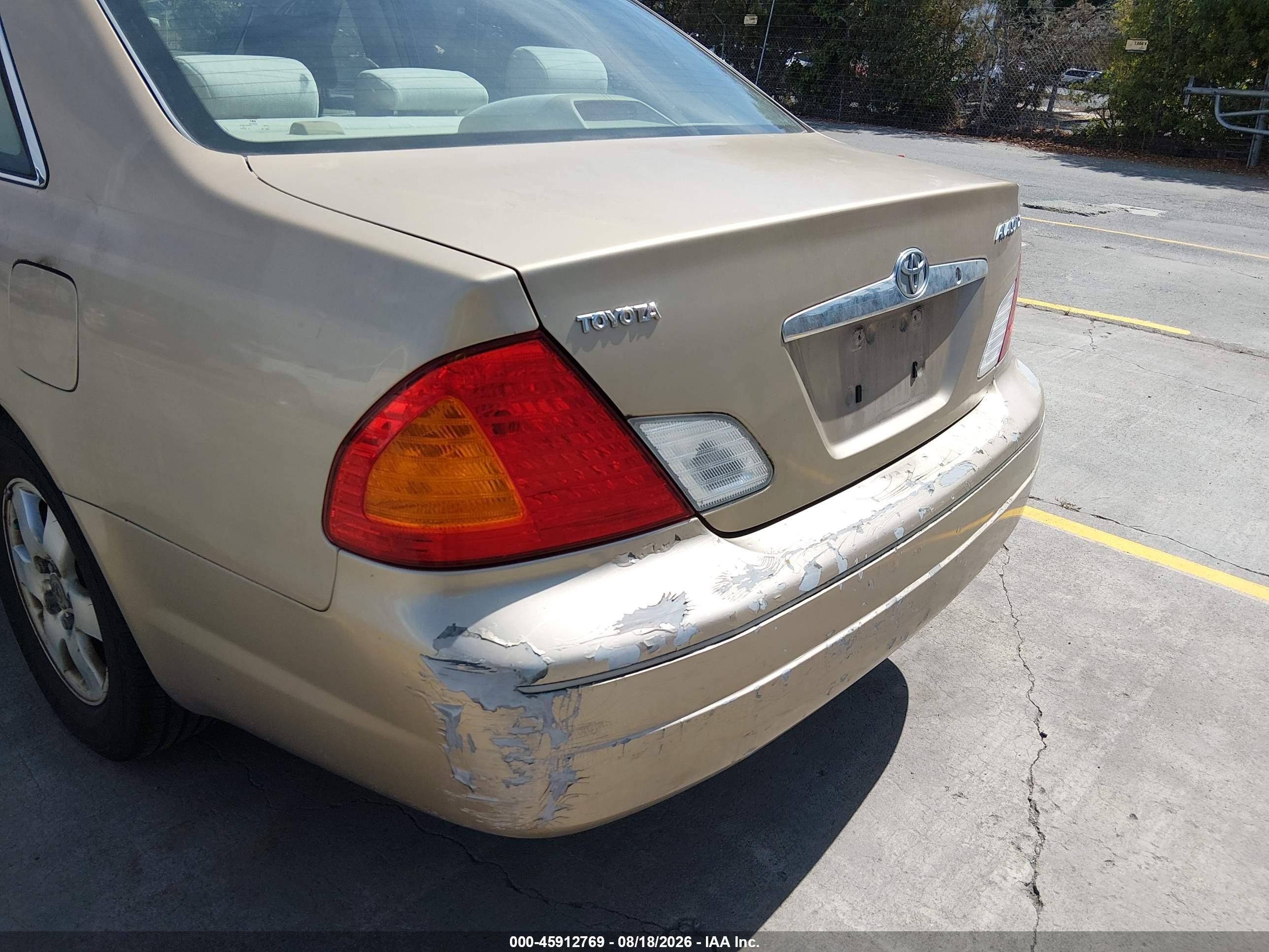 2001 Toyota Avalon Xl Tan vin: 4T1BF28B41U170554