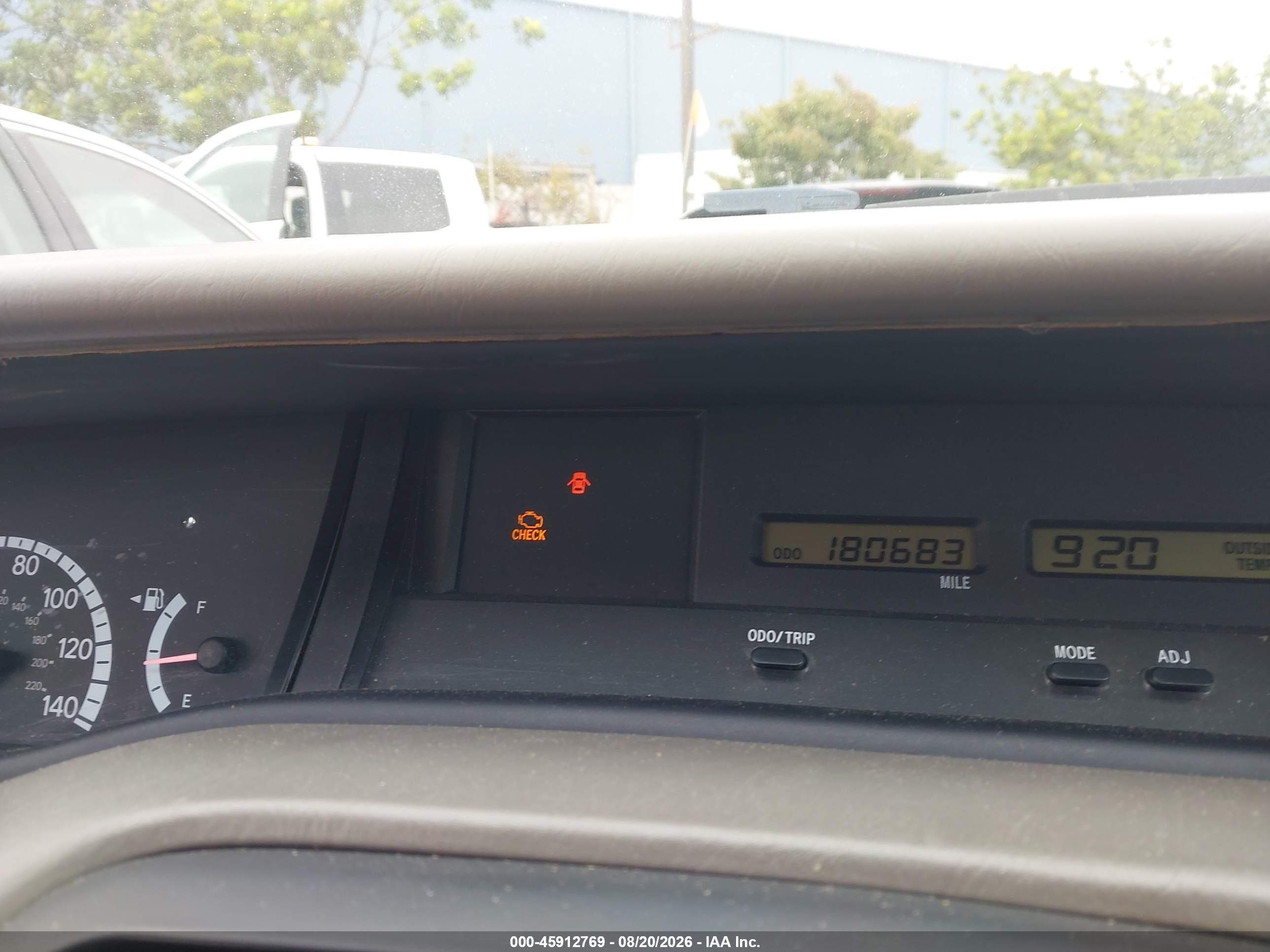 2001 Toyota Avalon Xl Tan vin: 4T1BF28B41U170554