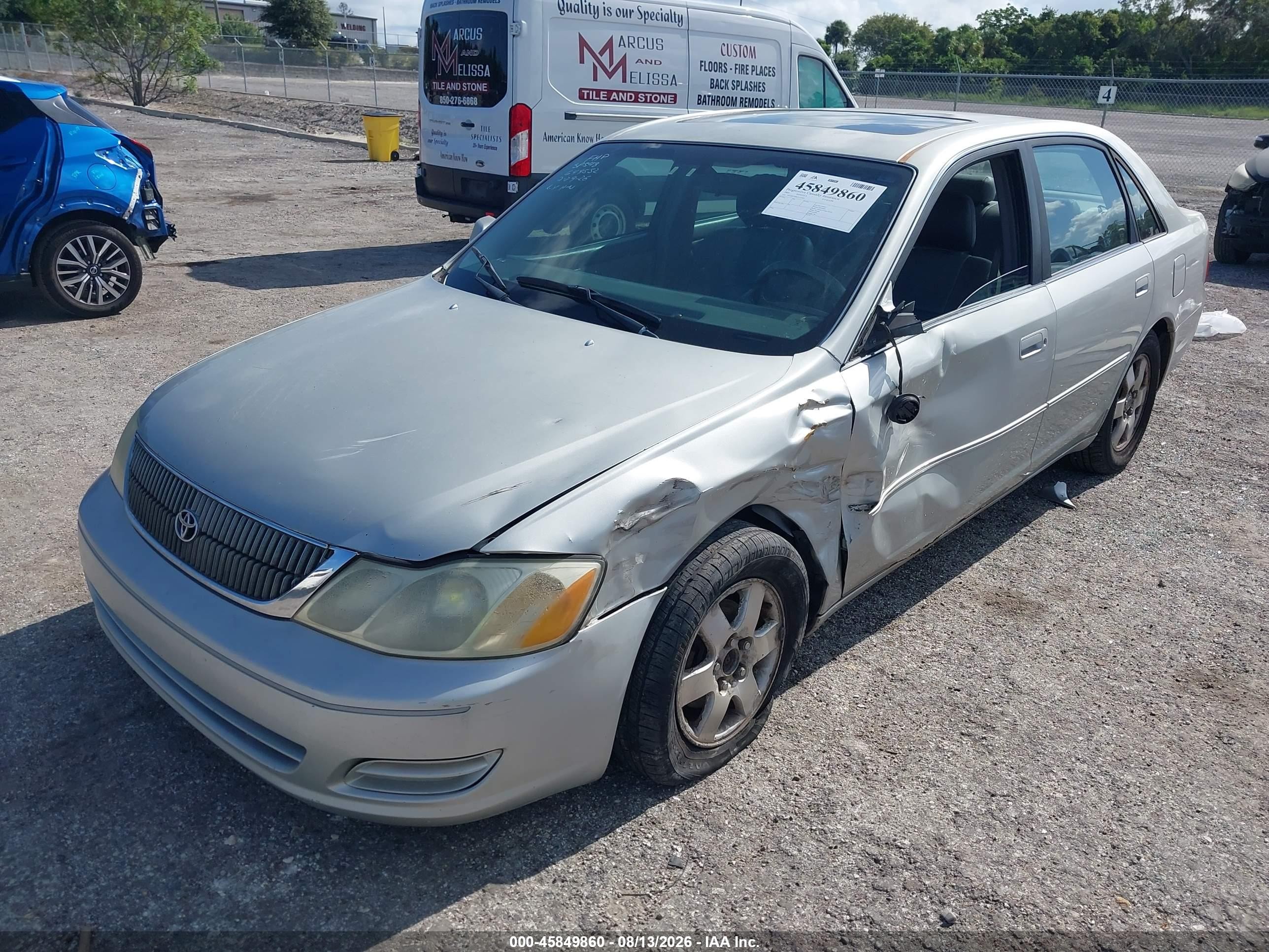 2001 Toyota Avalon Xl/xls Серебряный vin: 4T1BF28B41U191825