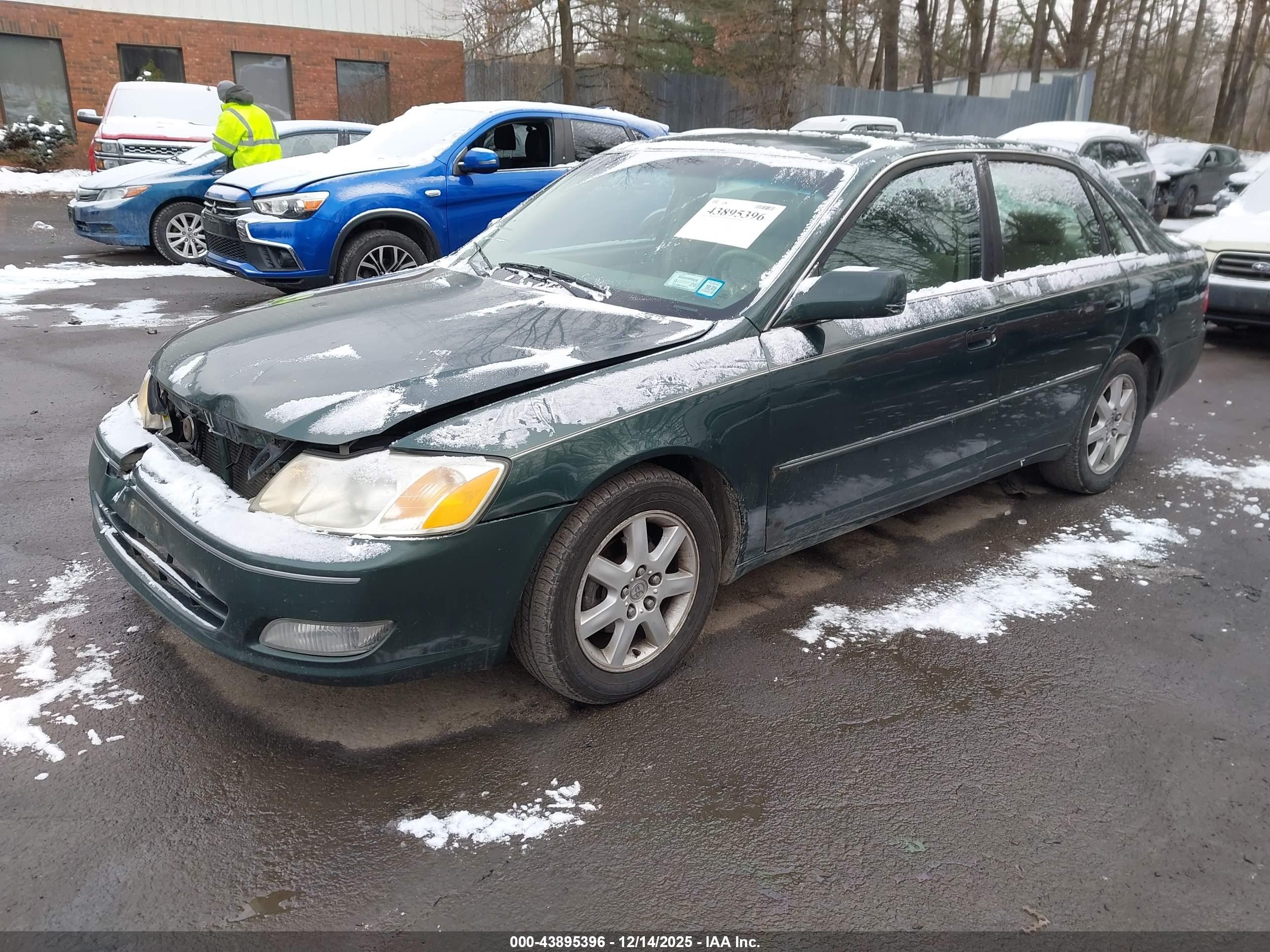2002 Toyota Avalon Xls Зеленый vin: 4T1BF28B42U210956