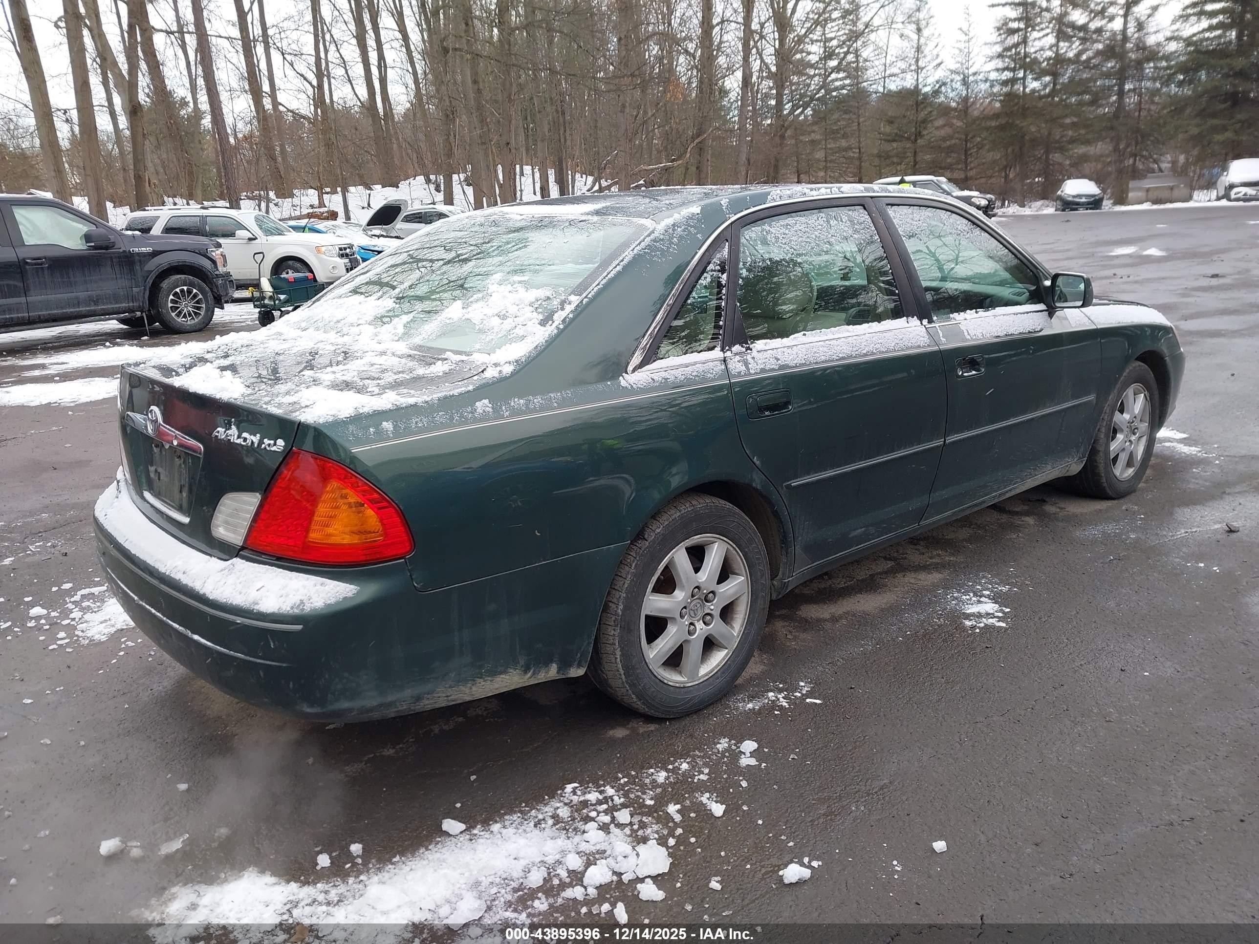 2002 Toyota Avalon Xls Зеленый vin: 4T1BF28B42U210956