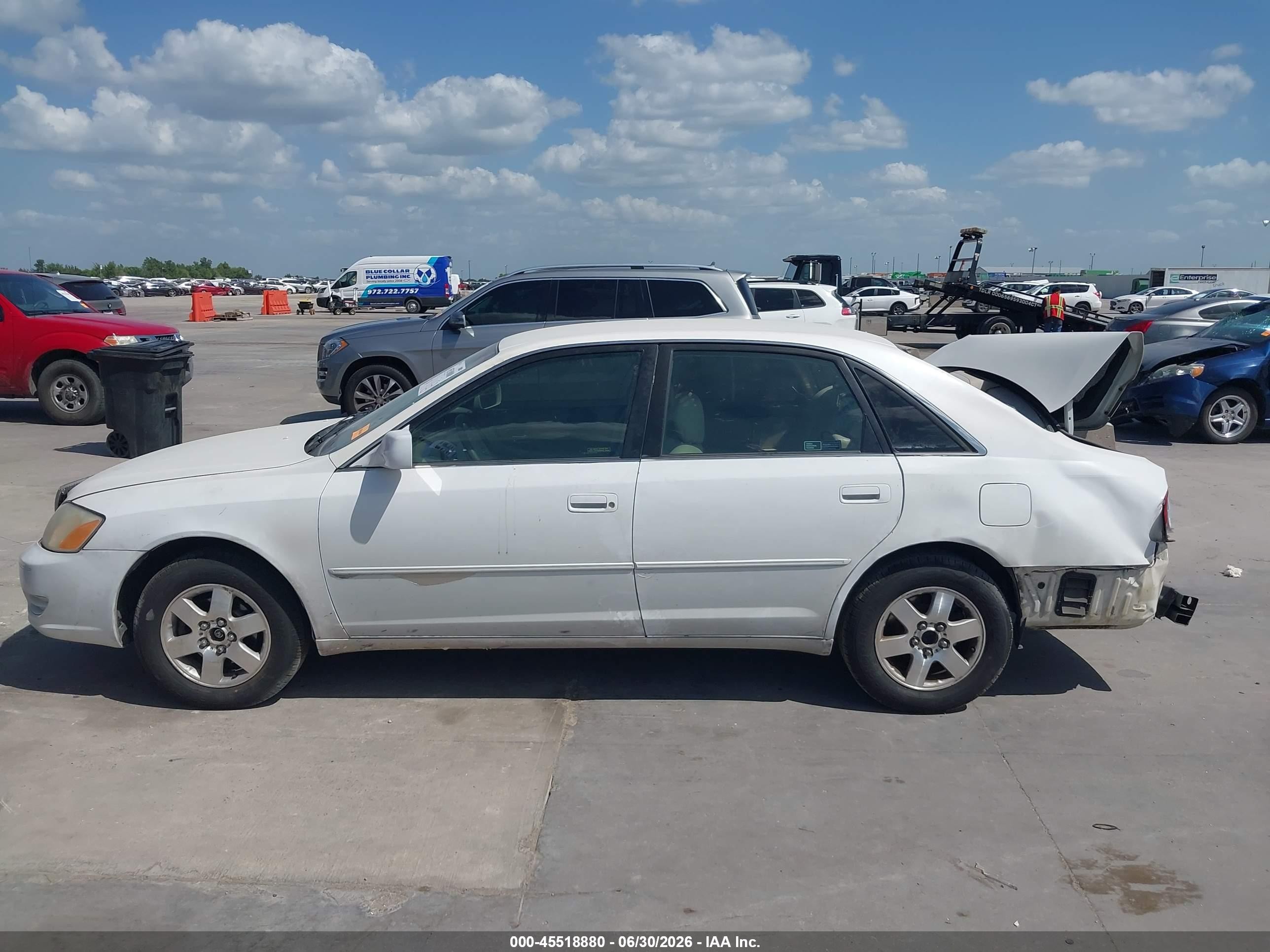 2002 Toyota Avalon Xl White vin: 4T1BF28B42U230723