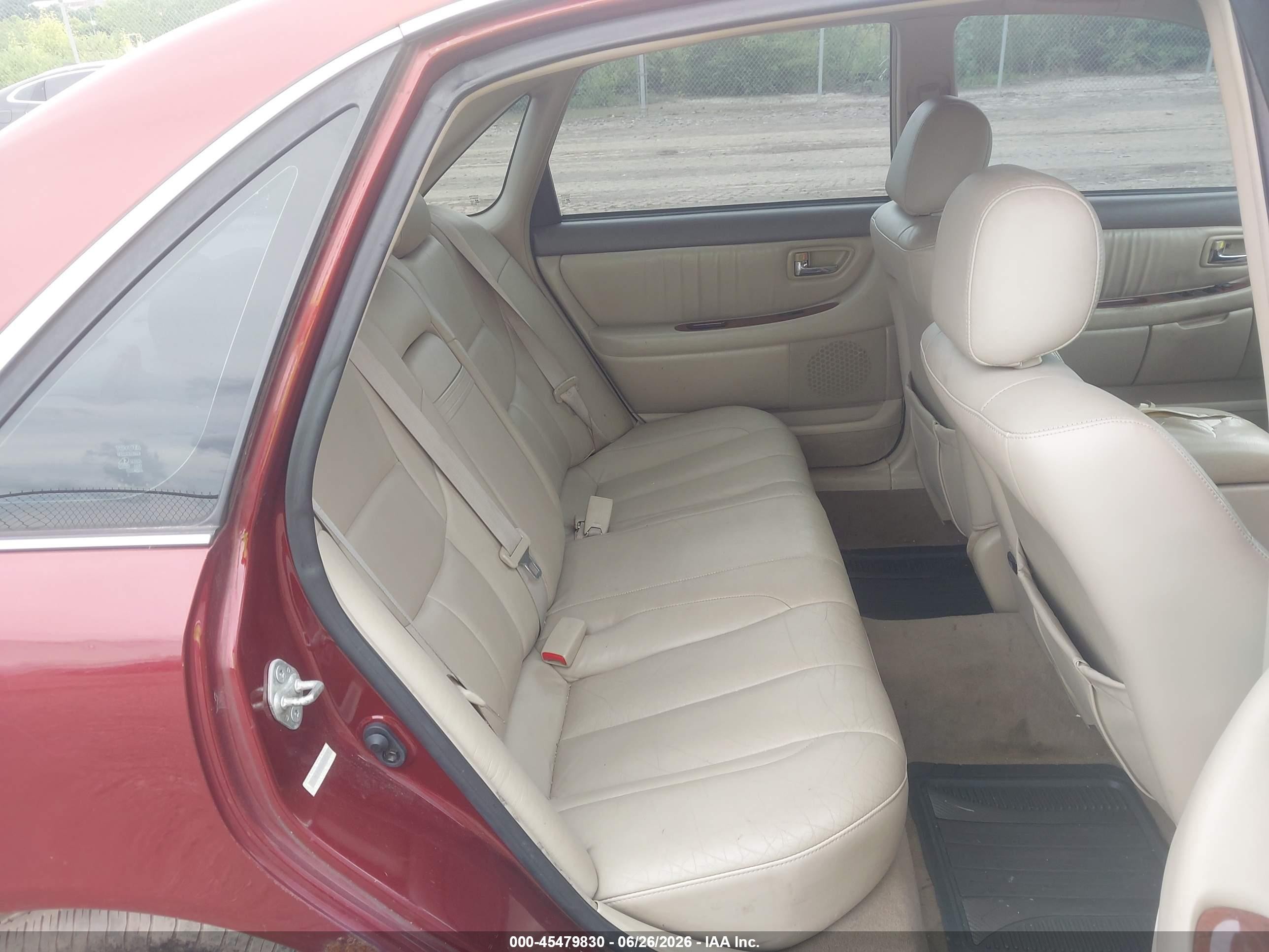 2002 Toyota Avalon Xls Red vin: 4T1BF28B42U245173