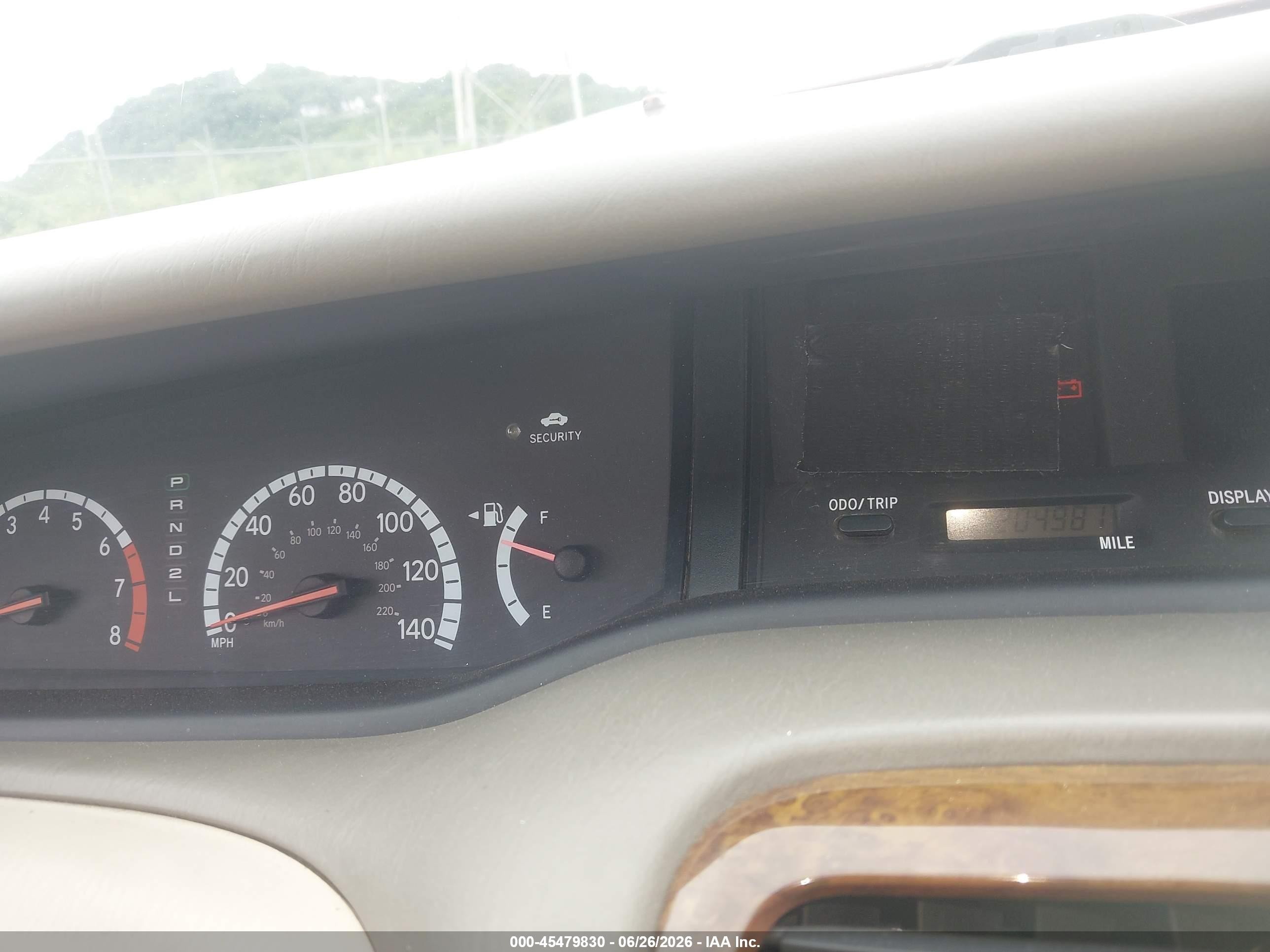 2002 Toyota Avalon Xls Red vin: 4T1BF28B42U245173