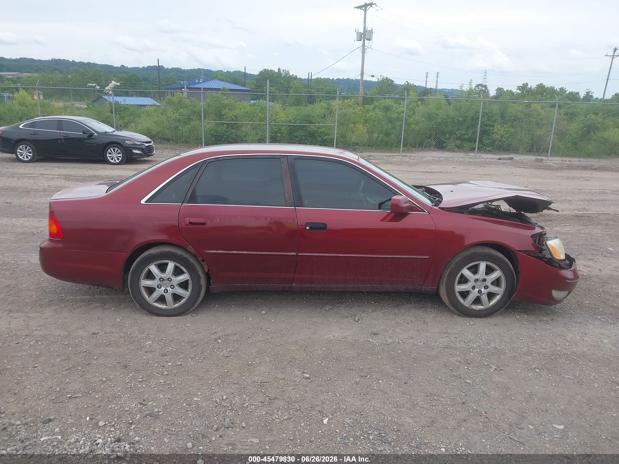 2002 Toyota Avalon Xls Red vin: 4T1BF28B42U245173