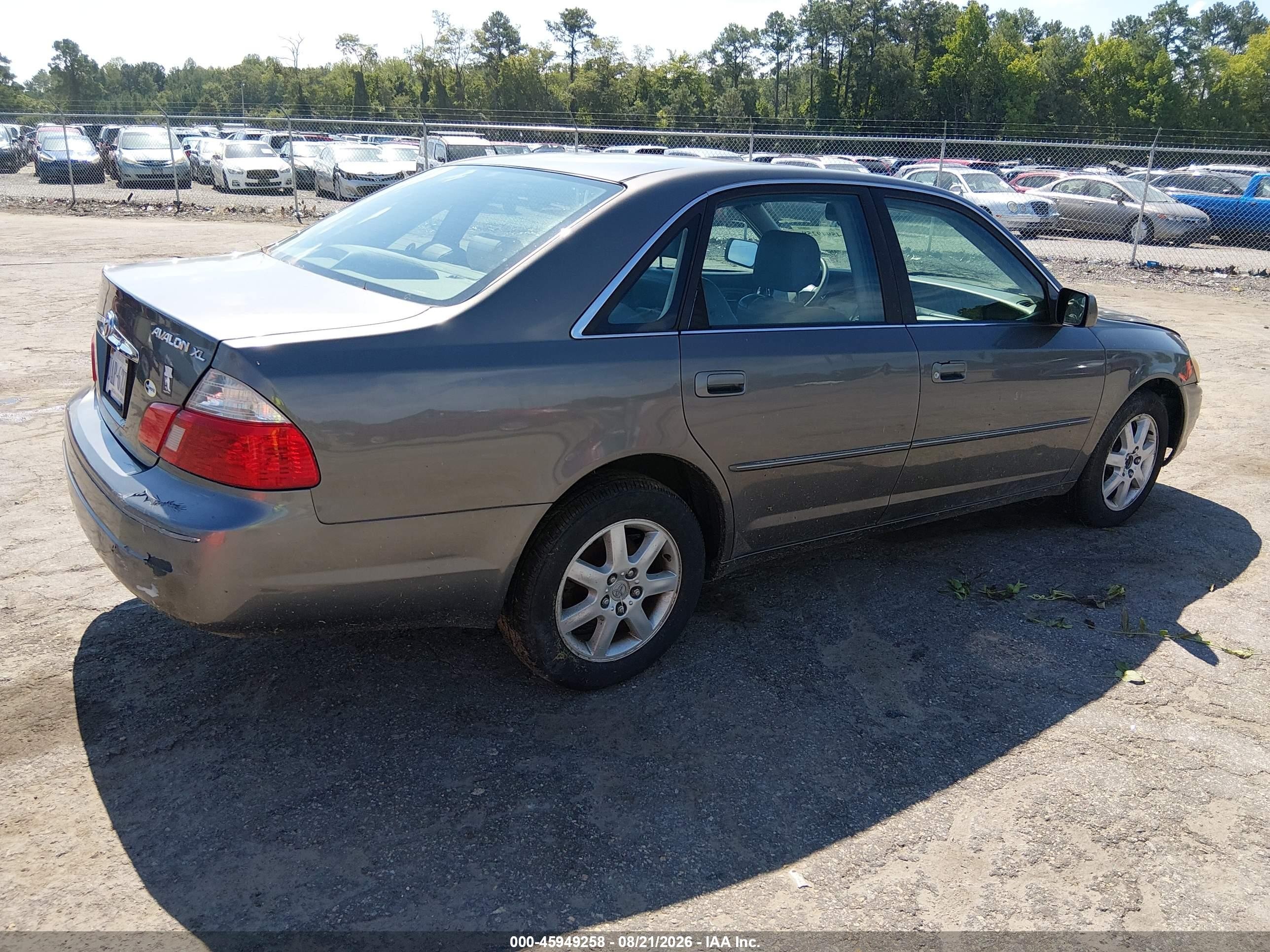 2003 Toyota Avalon Xl Gray vin: 4T1BF28B43U280071