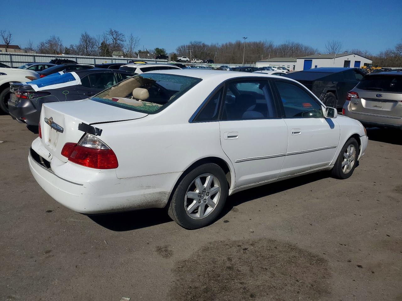 2003 Toyota Avalon Xl White vin: 4T1BF28B43U296691