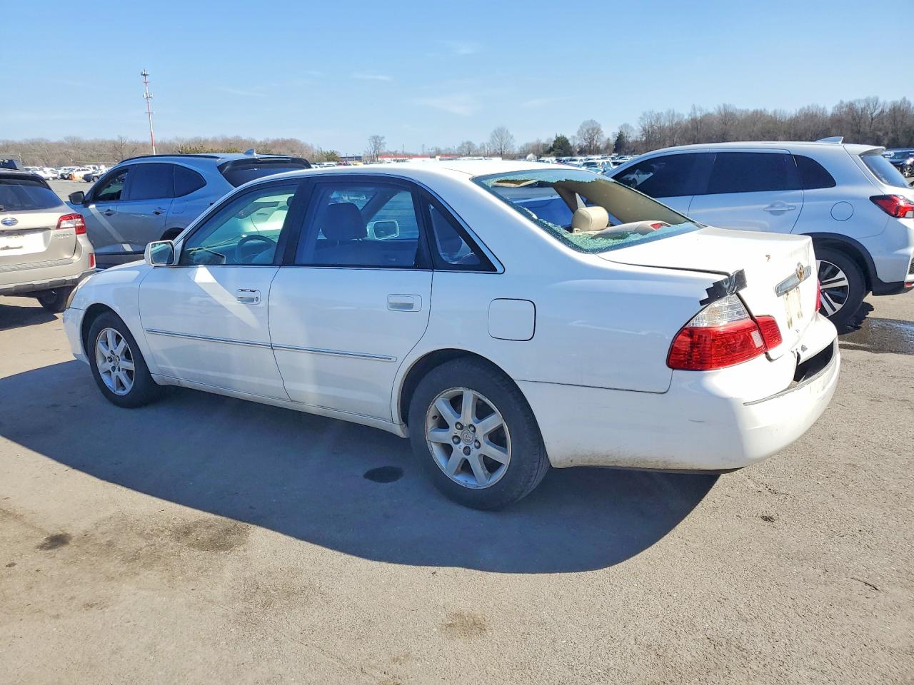 2003 Toyota Avalon Xl White vin: 4T1BF28B43U296691