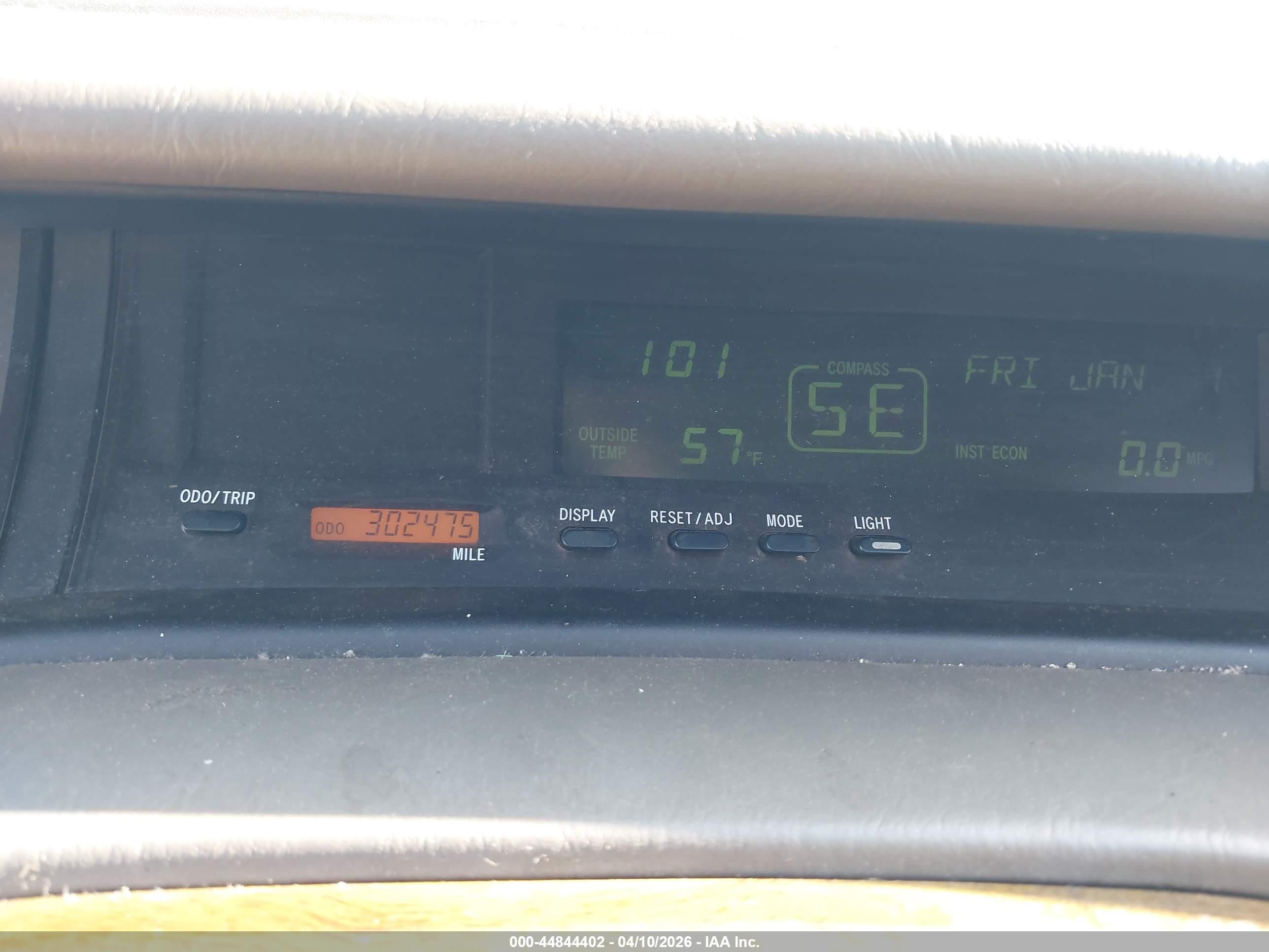 2000 Toyota Avalon Xls White vin: 4T1BF28B4YU045354