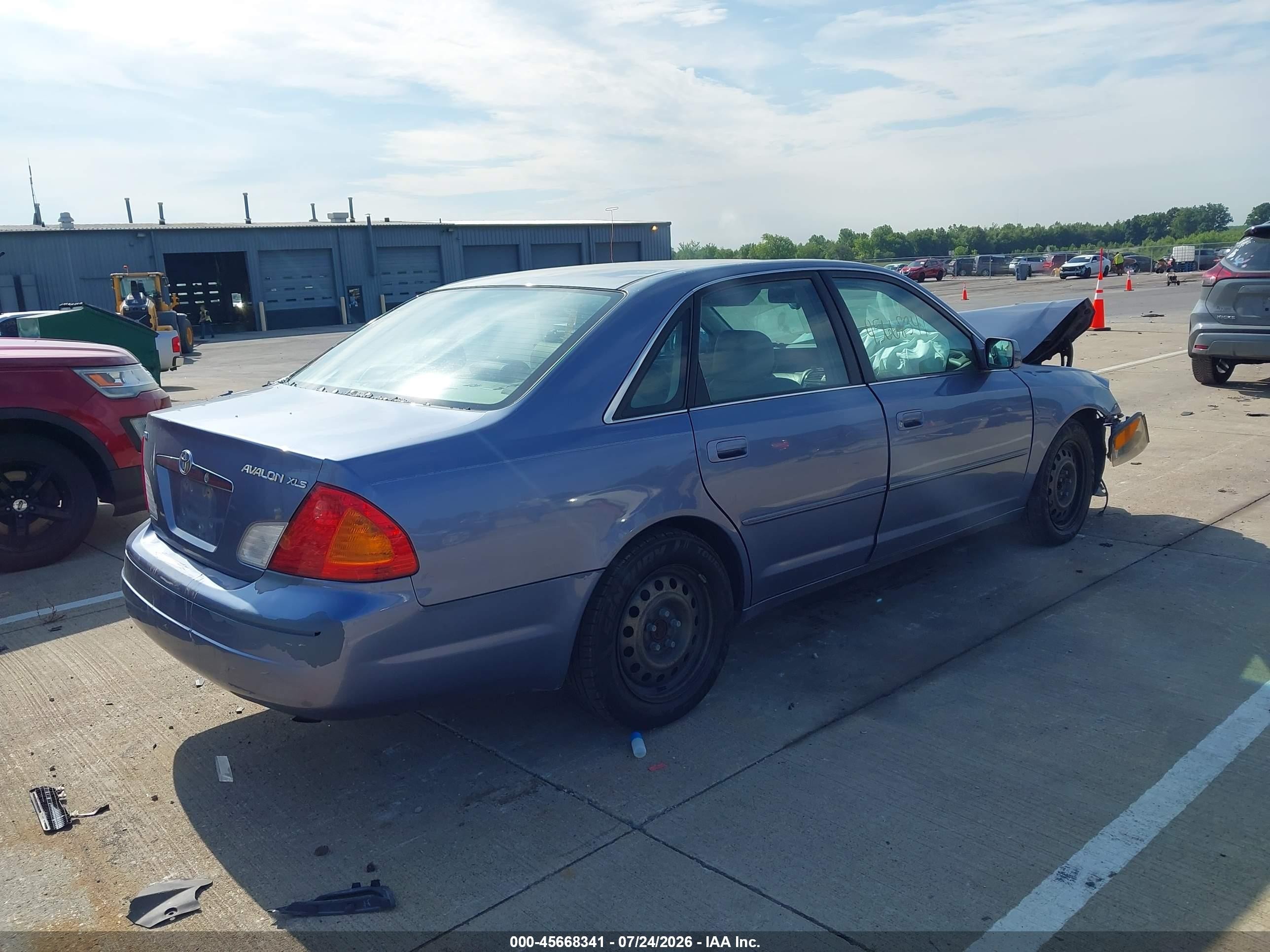 2000 Toyota Avalon Xls Light Blue vin: 4T1BF28B4YU049372