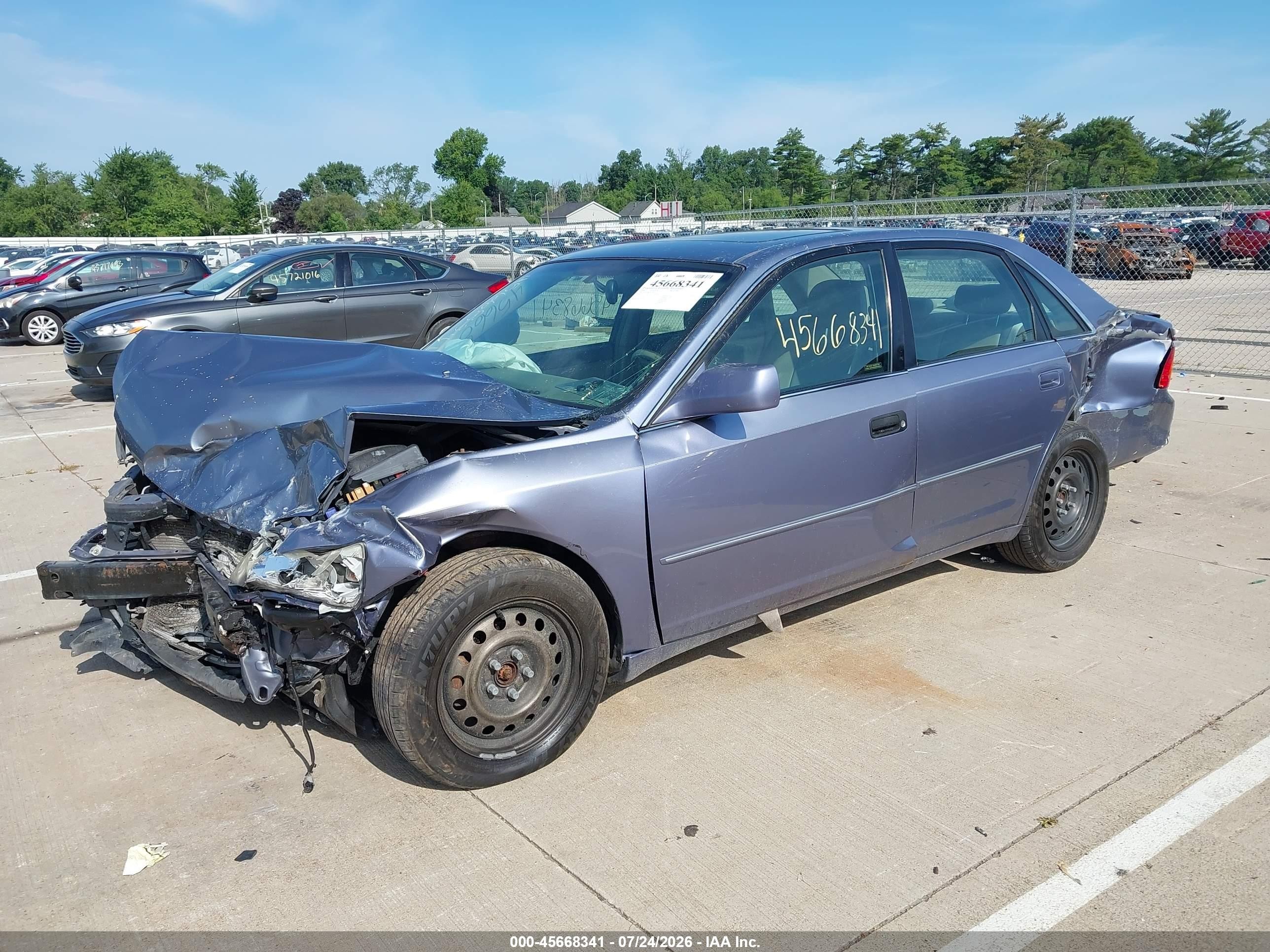 2000 Toyota Avalon Xls Light Blue vin: 4T1BF28B4YU049372