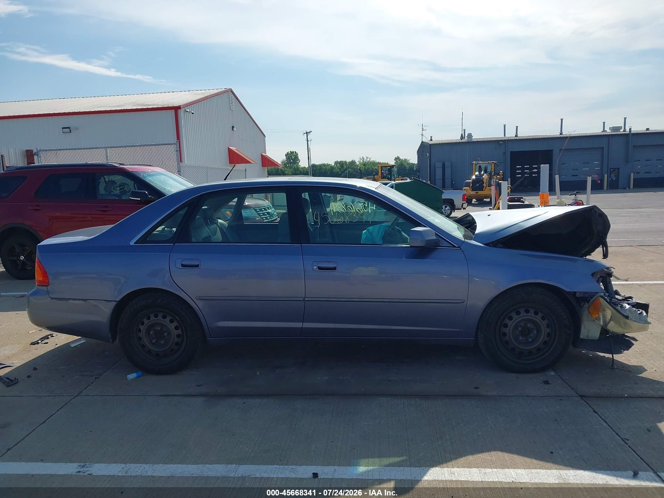 2000 Toyota Avalon Xls Light Blue vin: 4T1BF28B4YU049372
