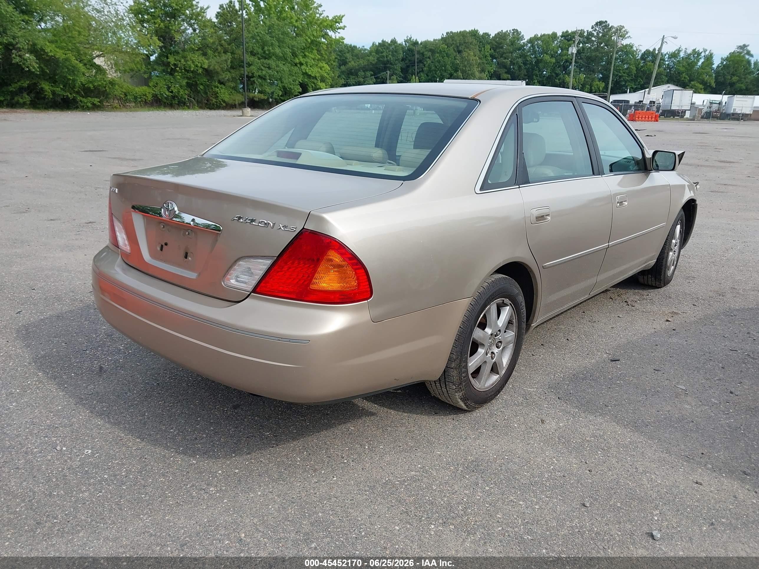 2000 Toyota Avalon Xls Champagne vin: 4T1BF28B4YU082470