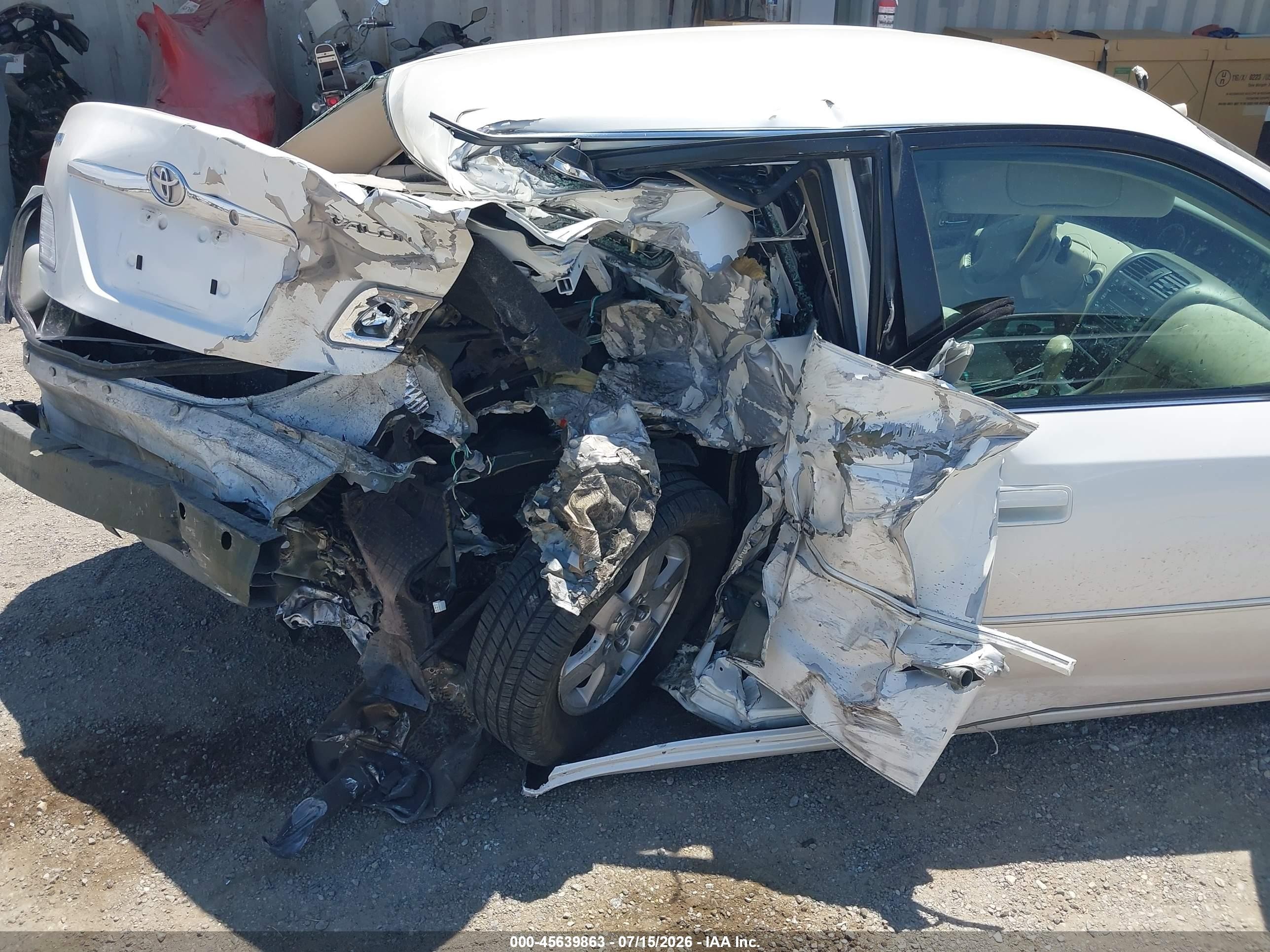 2001 Toyota Avalon Xl White vin: 4T1BF28B51U127857