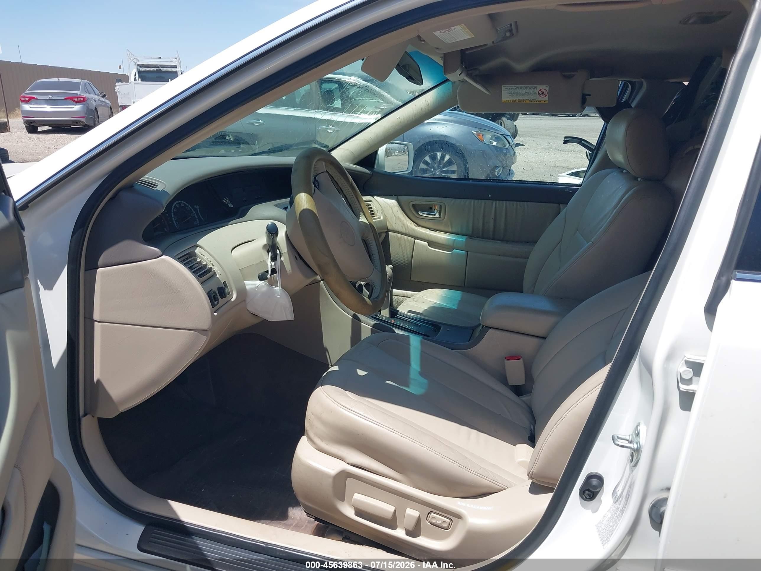 2001 Toyota Avalon Xl White vin: 4T1BF28B51U127857