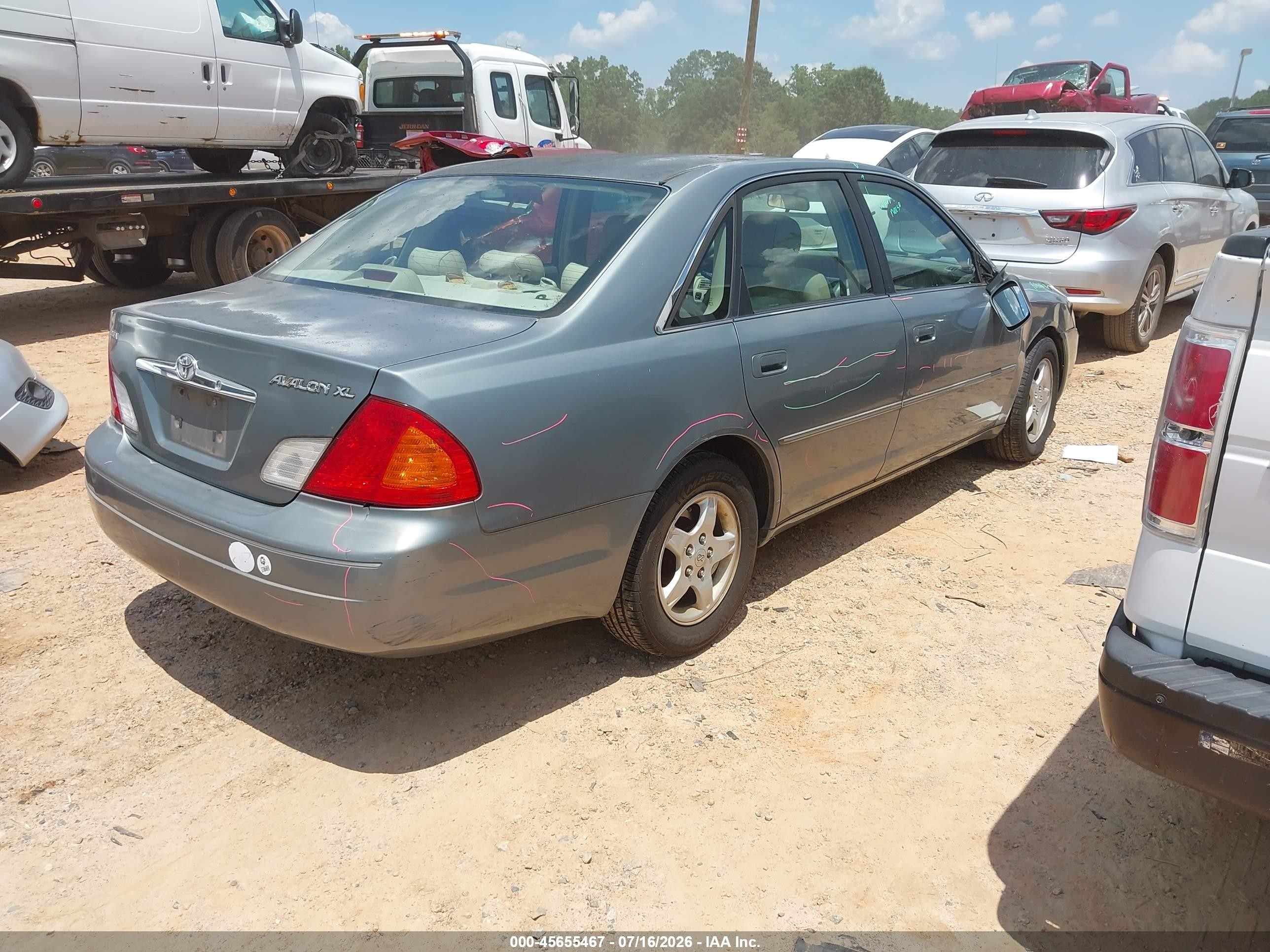 2001 Toyota Avalon Xl Light Blue vin: 4T1BF28B51U149096