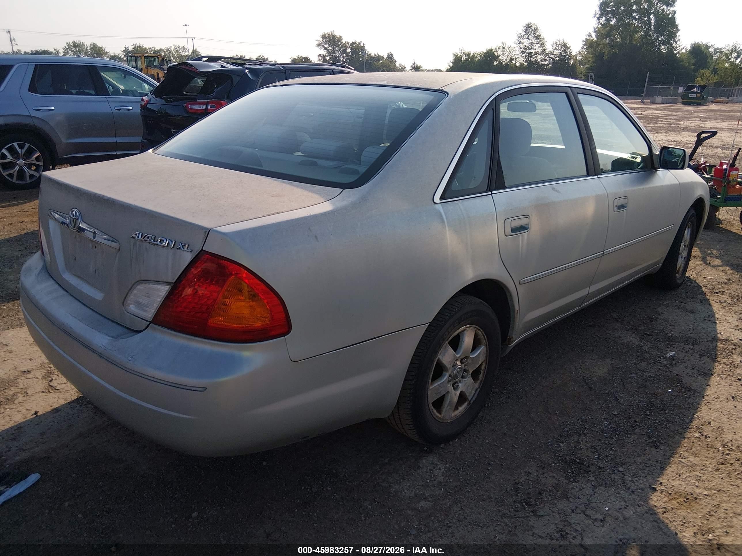 2002 Toyota Avalon Xl Silver vin: 4T1BF28B52U212733
