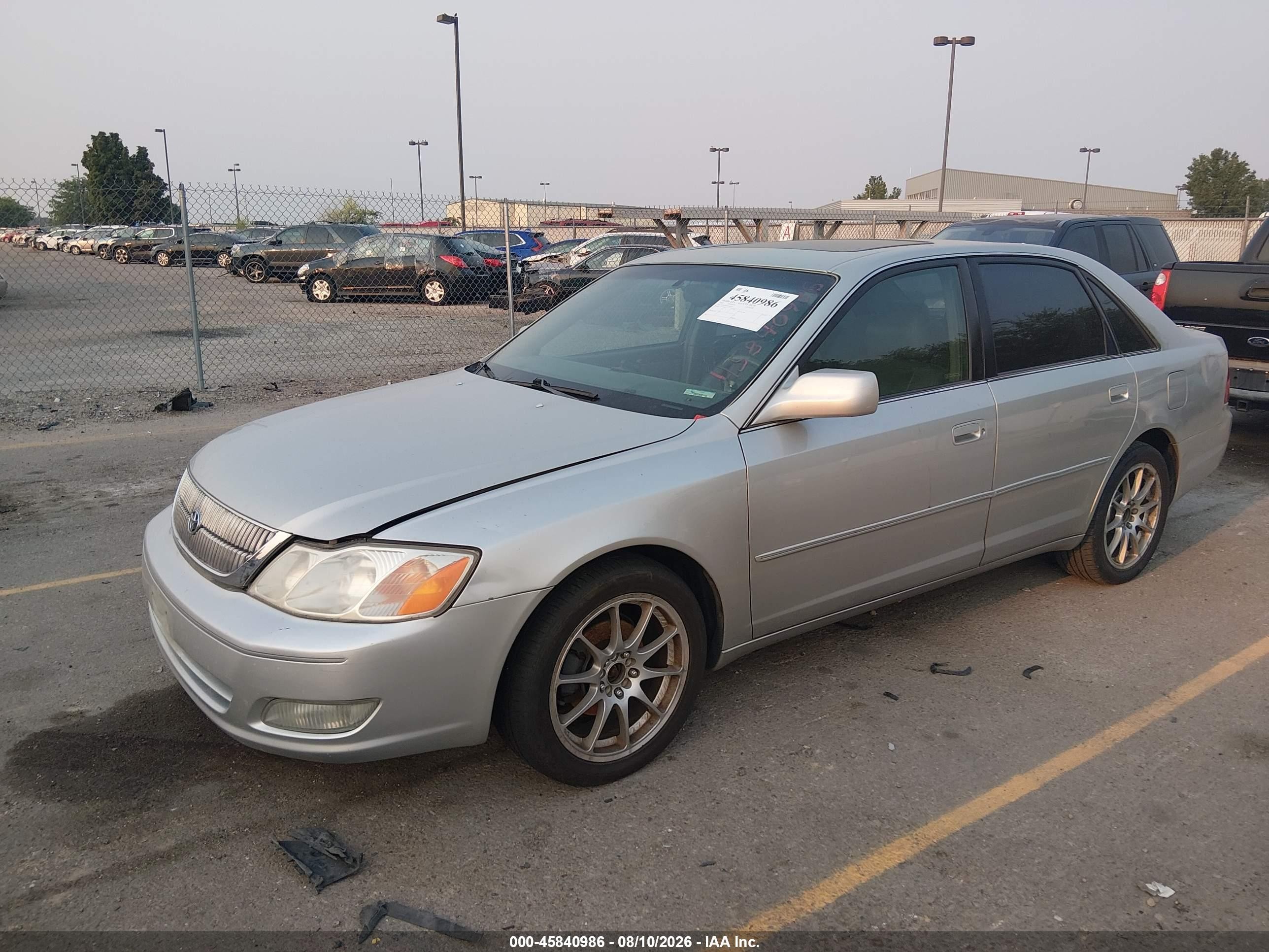 2002 Toyota Avalon Xls Silver vin: 4T1BF28B52U232447